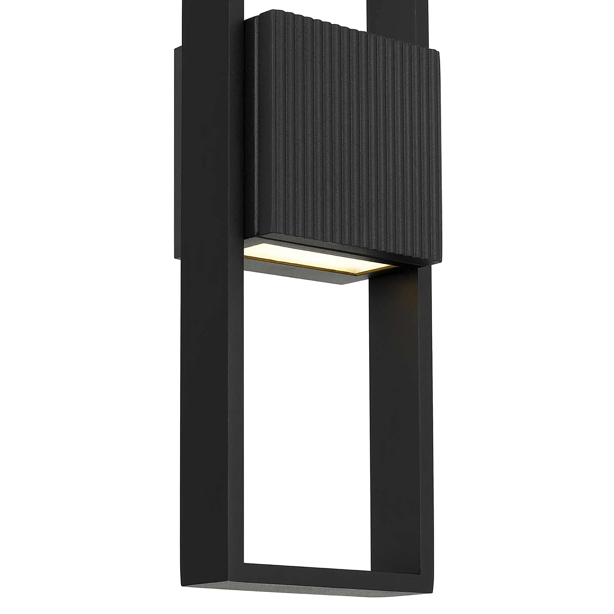 Alteck Miami 18-Inch Black 3-CCT LED Outdoor Wall Light - AW0056-3CCT-W-BK - Product Image 5