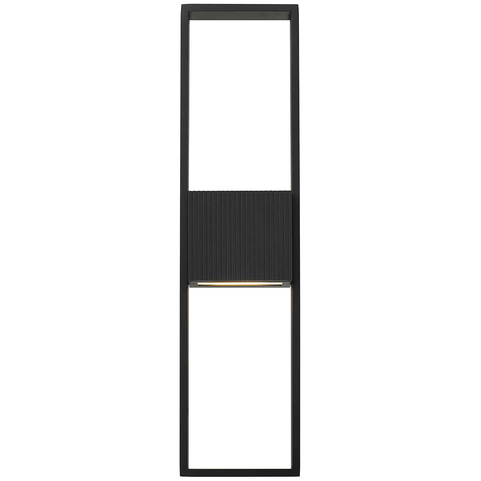 Alteck Miami 24-Inch Black 3-CCT LED Outdoor Wall Light - AW0057-3CCT-W-BK - Product Image 3