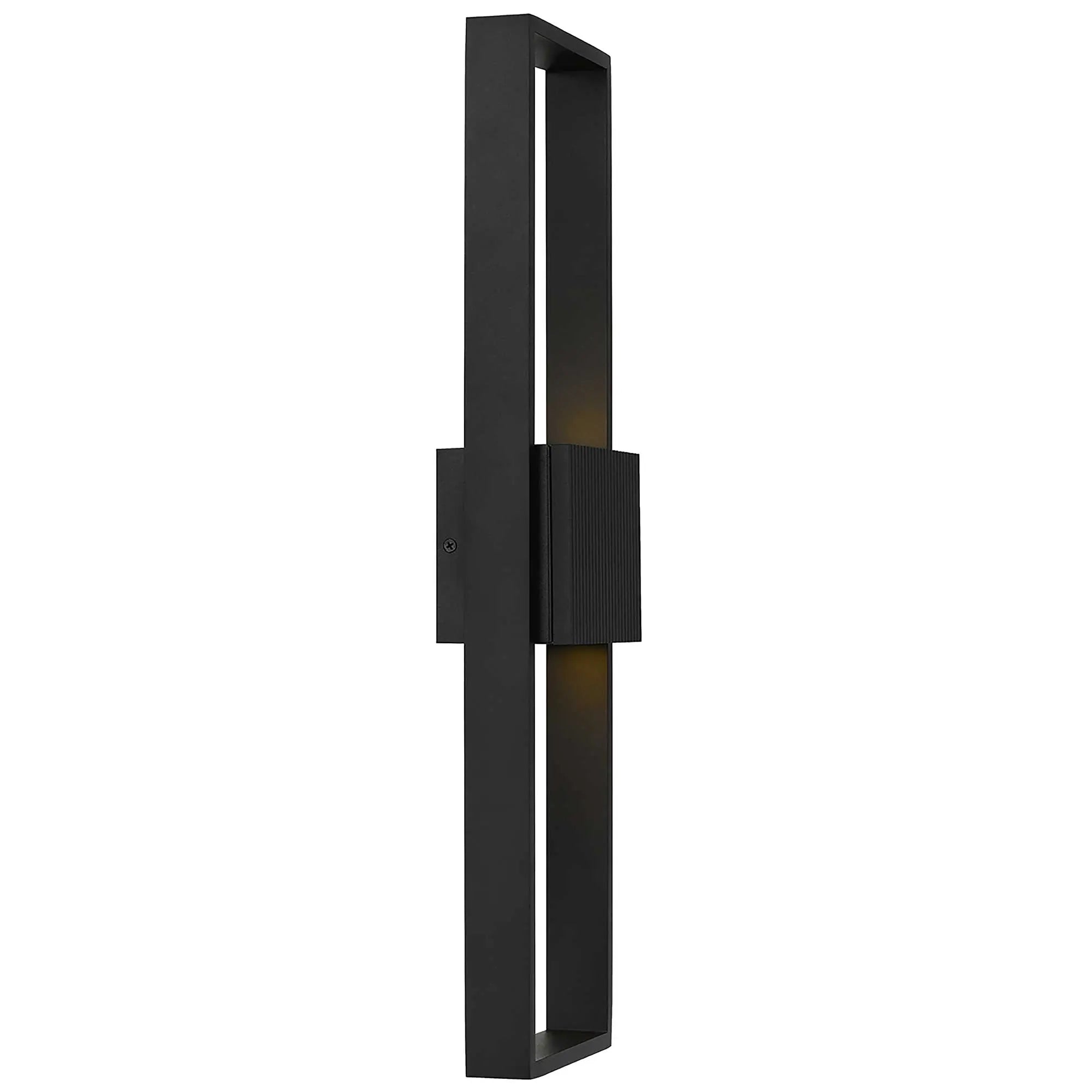 Alteck Miami 24-Inch Black 3-CCT LED Outdoor Wall Light - AW0057-3CCT-W-BK - Product Image 4