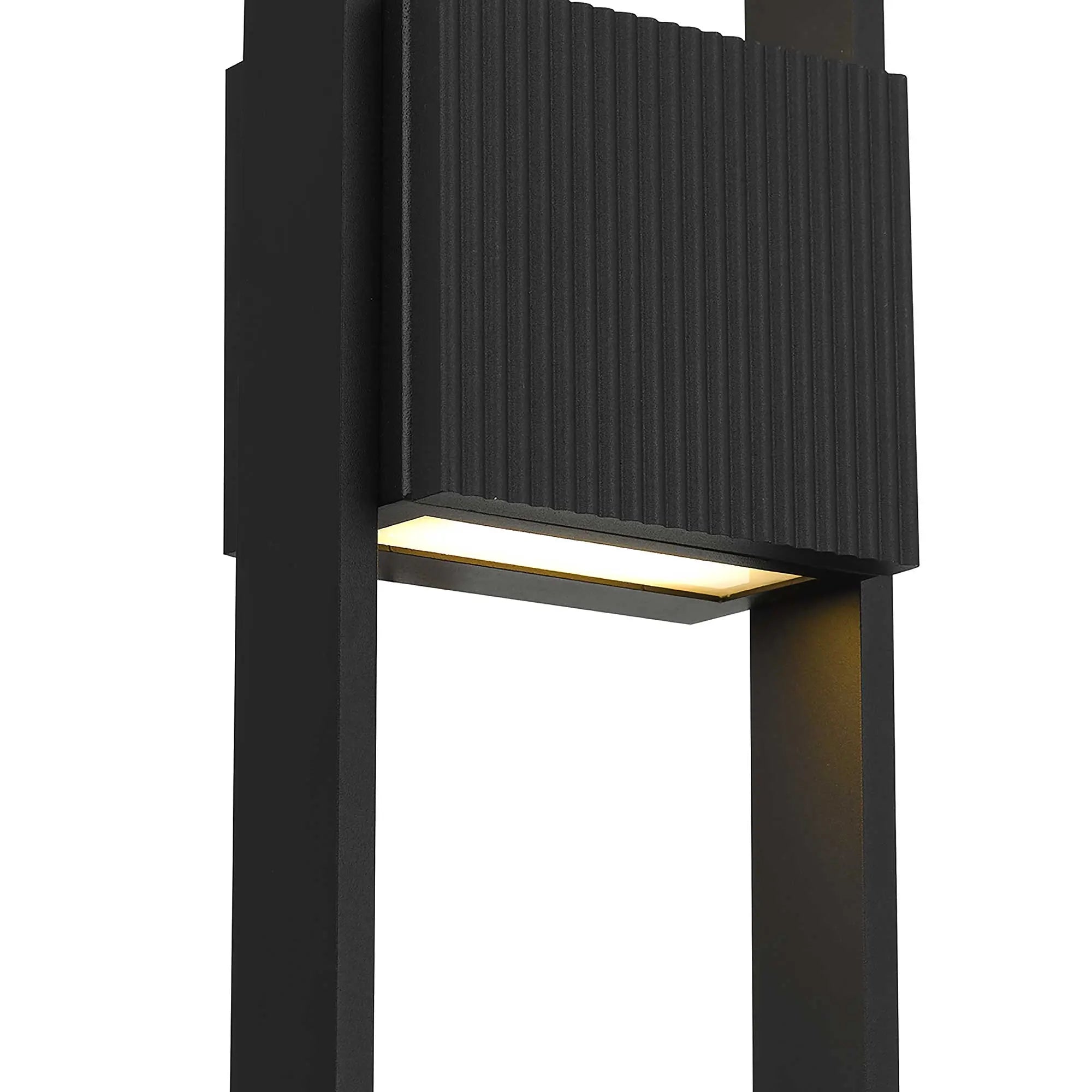 Alteck Miami 24-Inch Black 3-CCT LED Outdoor Wall Light - AW0057-3CCT-W-BK - Product Image 5