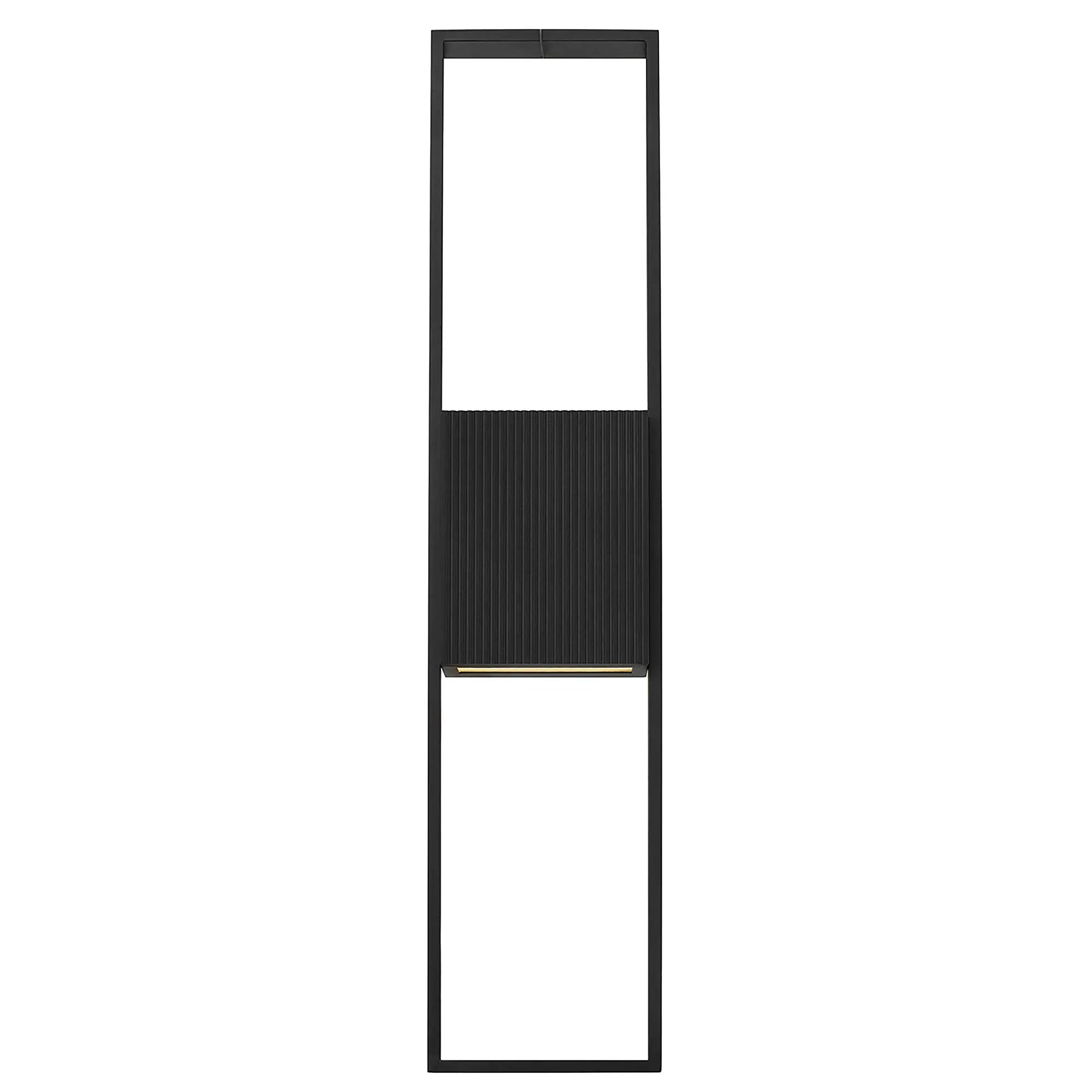 Alteck Miami 32-Inch Black 3-CCT LED Outdoor Wall Light - AW0058-3CCT-W-BK - Product Image 3