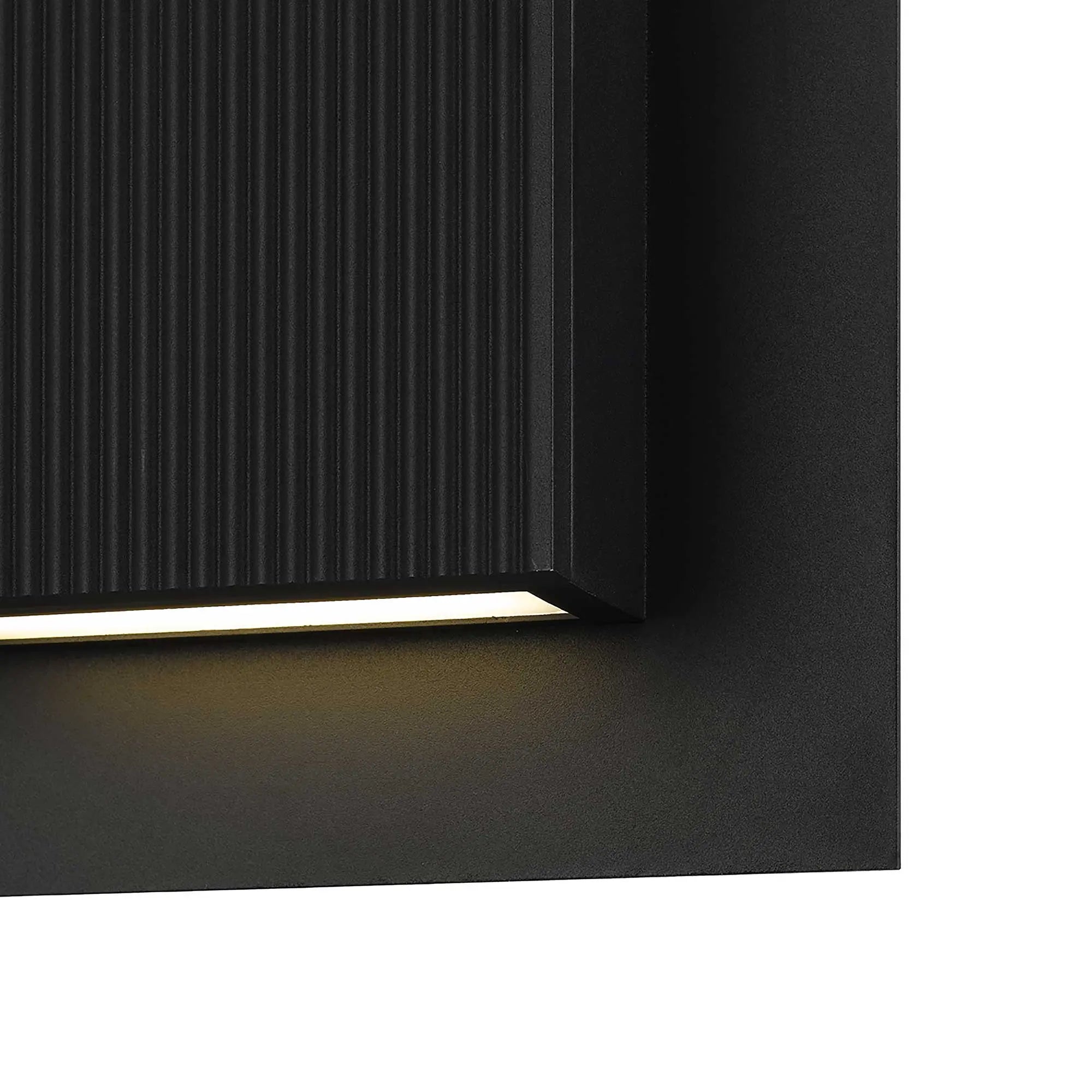 Alteck Miami 10.25-Inch Black 3-CCT LED Outdoor Wall Light - AW0059-3CCT-W-BK - Product Image 5