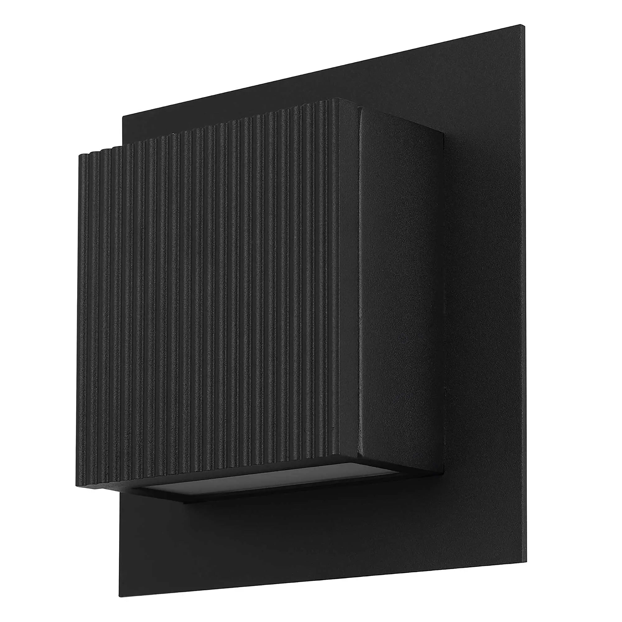 Alteck Miami 8-Inch Black 3-CCT LED Outdoor Wall Light - AW0060-3CCT-W-BK - Product Image 2
