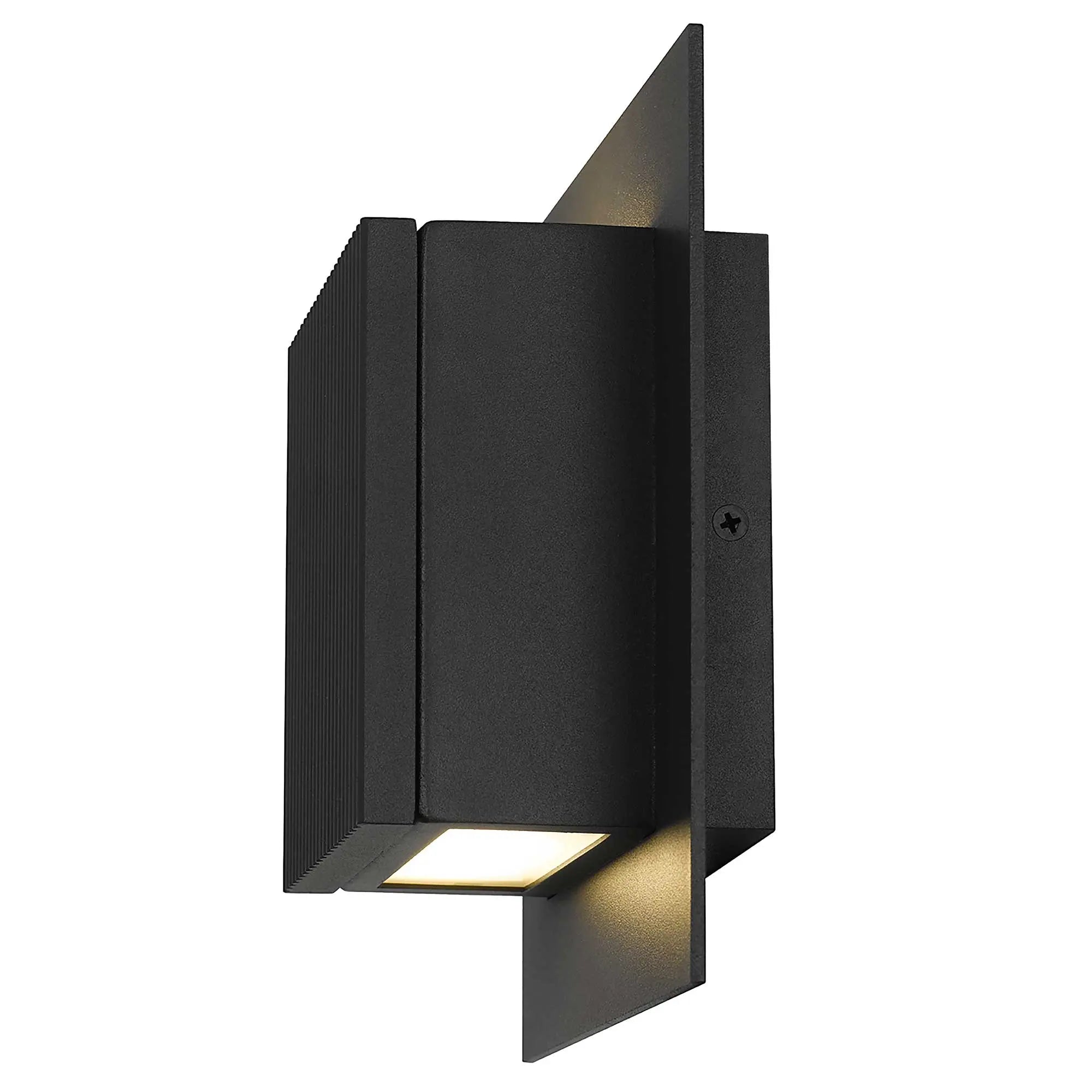 Alteck Miami 8-Inch Black 3-CCT LED Outdoor Wall Light - AW0060-3CCT-W-BK - Product Image 4