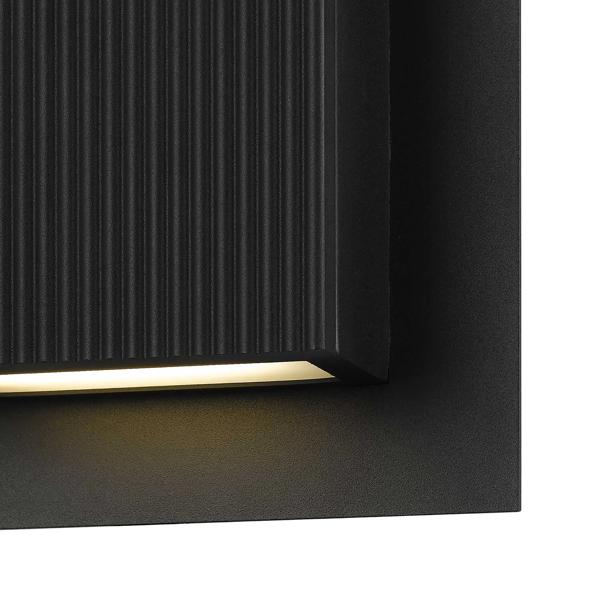 Alteck Miami 8-Inch Black 3-CCT LED Outdoor Wall Light - AW0060-3CCT-W-BK - Product Image 5