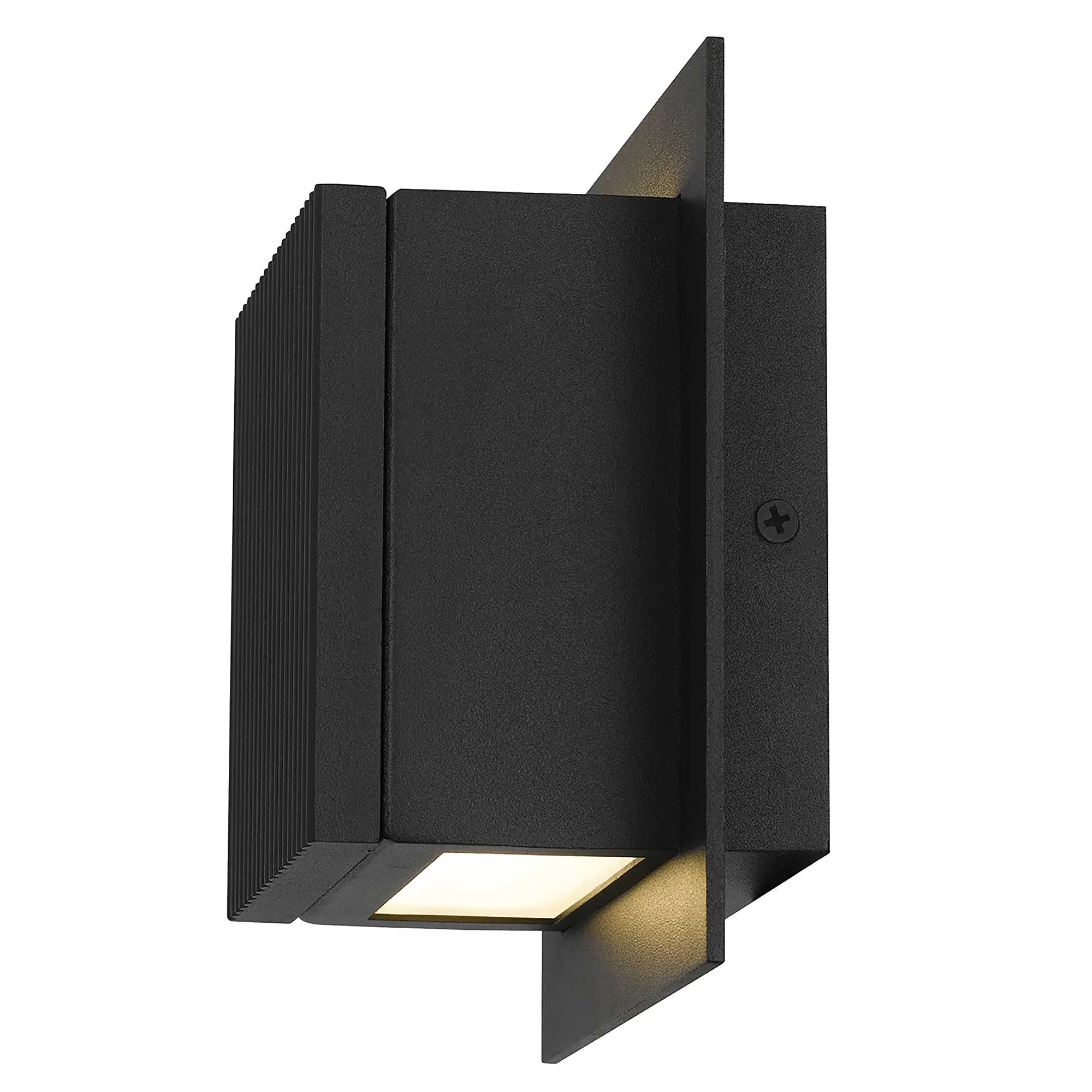 Alteck Miami 6.25-Inch Black 3-CCT LED Outdoor Wall Light - AW0061-3CCT-W-BK - Product Image 4