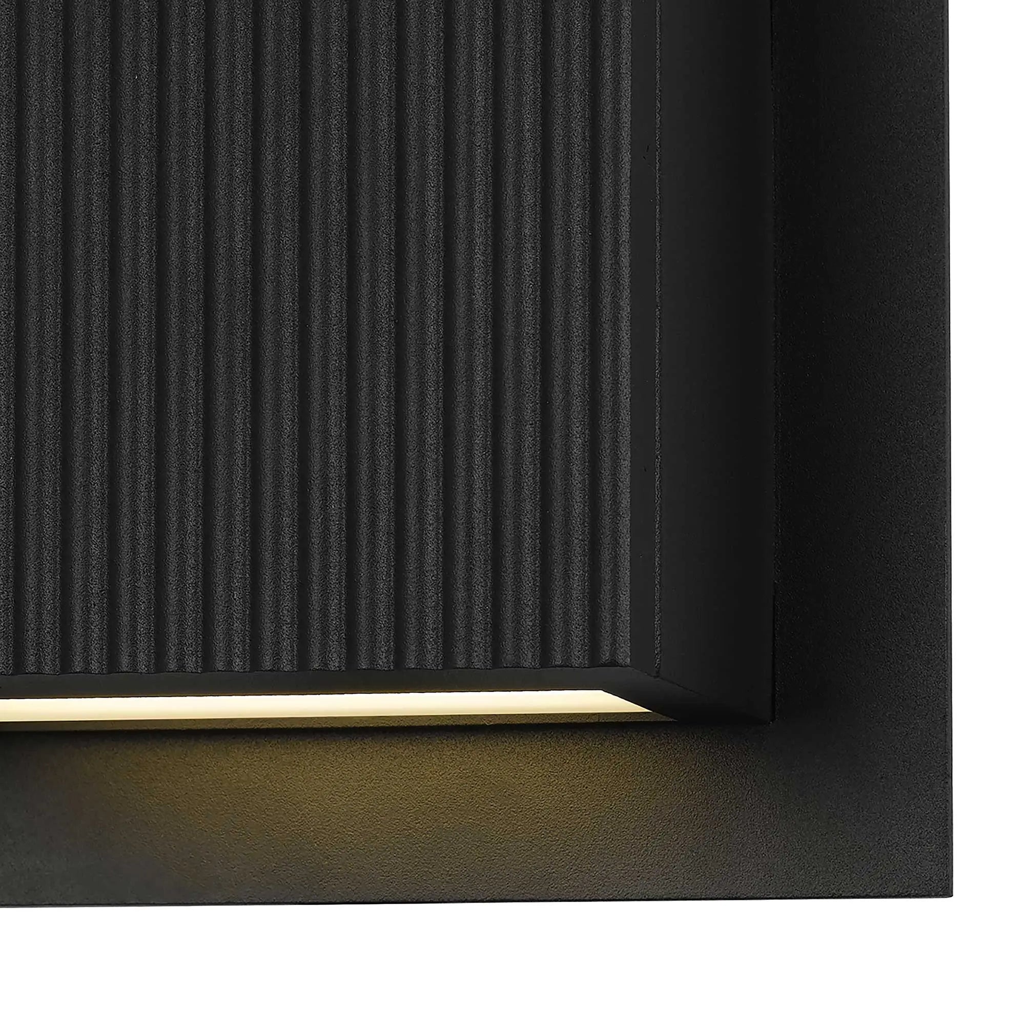 Alteck Miami 6.25-Inch Black 3-CCT LED Outdoor Wall Light - AW0061-3CCT-W-BK - Product Image 5