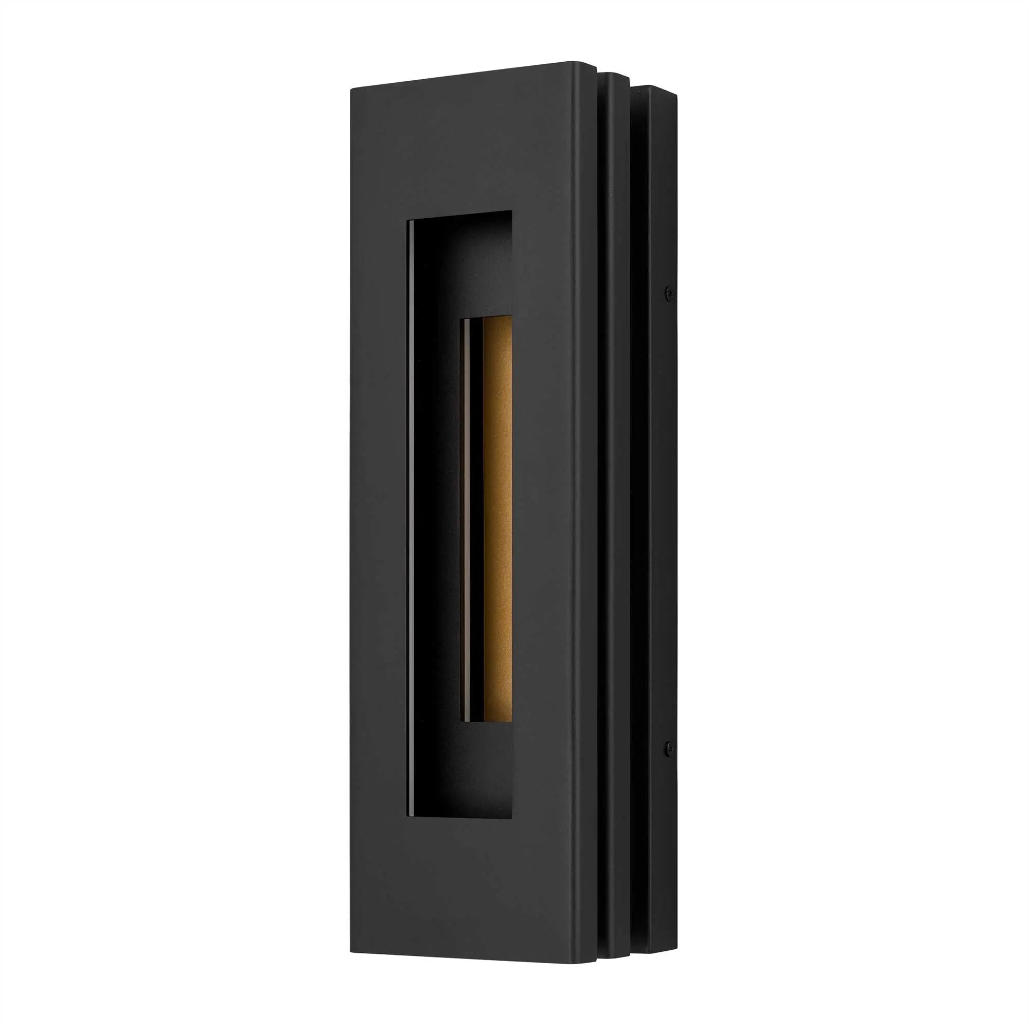 Alteck Layer 18-Inch Black 3-CCT LED Outdoor Wall Light - AW0079-3CCT-W-BK - Product Image 2