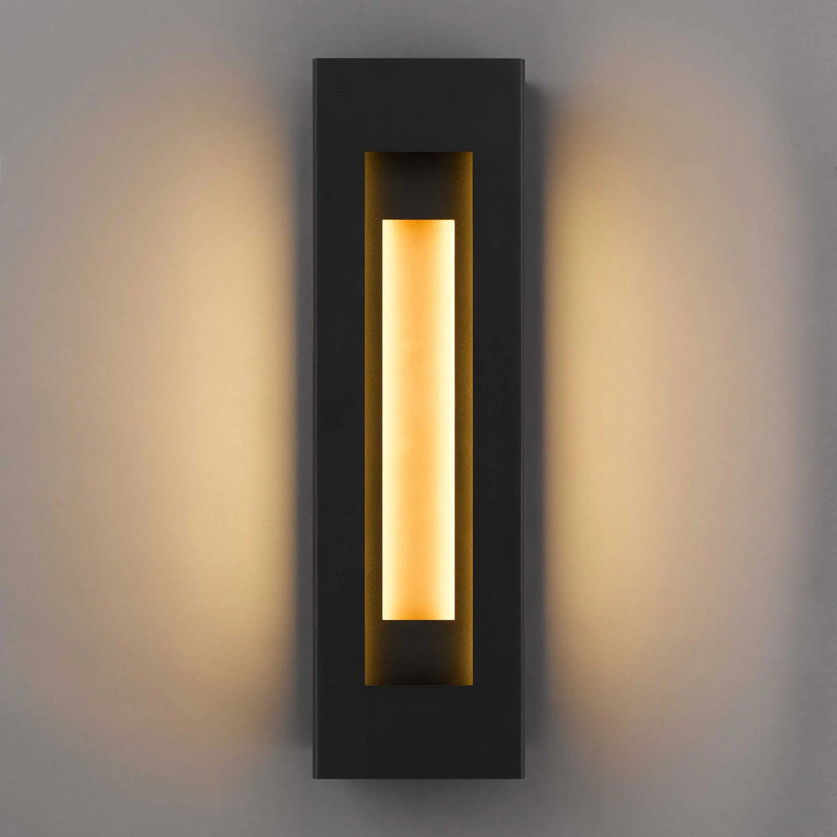 Alteck Layer 22-Inch Black 3-CCT LED Outdoor Wall Light - AW0080-3CCT-W-BK - Product Image 3