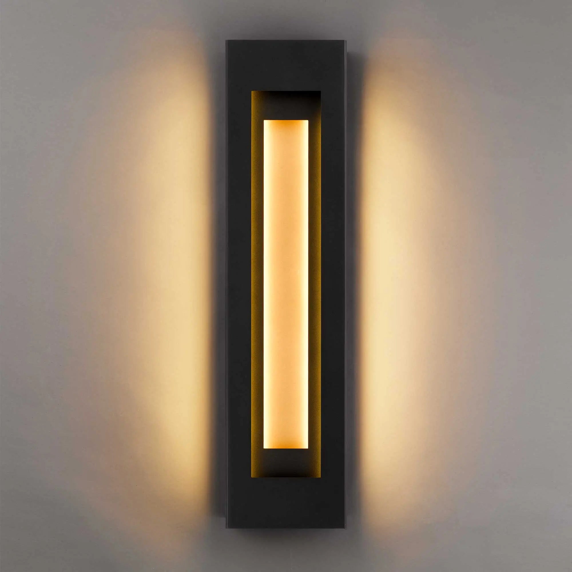 Alteck Layer 30-Inch Black 3-CCT LED Outdoor Wall Light - AW0081-3CCT-W-BK - Product Image 3