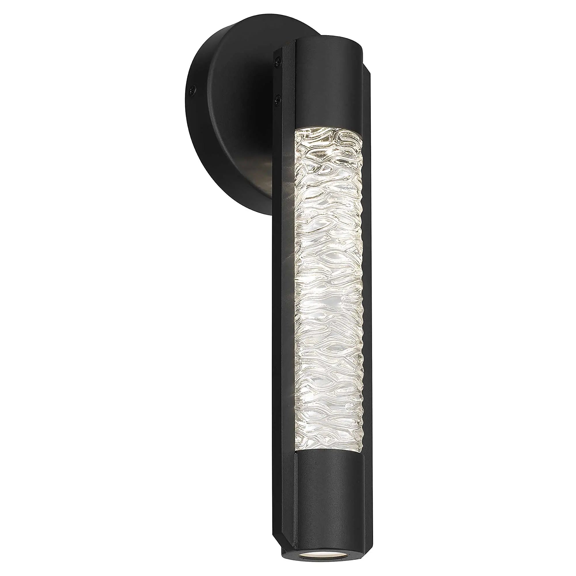Alteck TIG 14-Inch Black 3-CCT LED Outdoor Wall Light - AW0087-3CCT-W-BK