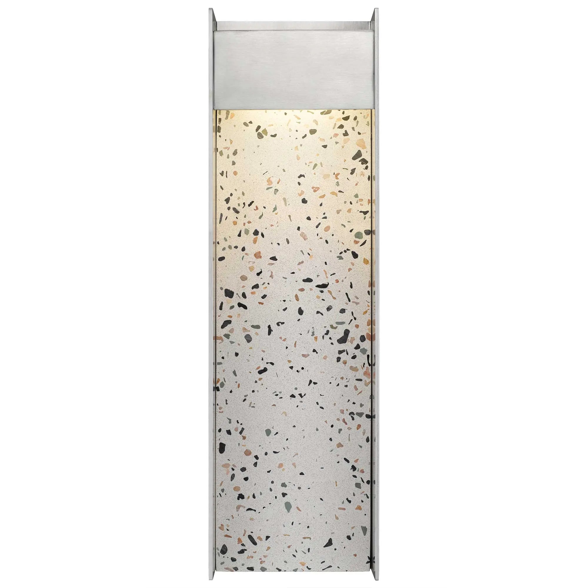 Alteck Terrazzo 20-Inch Brushed Aluminum 3-CCT LED Outdoor Wall Light - AW0096-3CCT-W-BA - Product Image 3