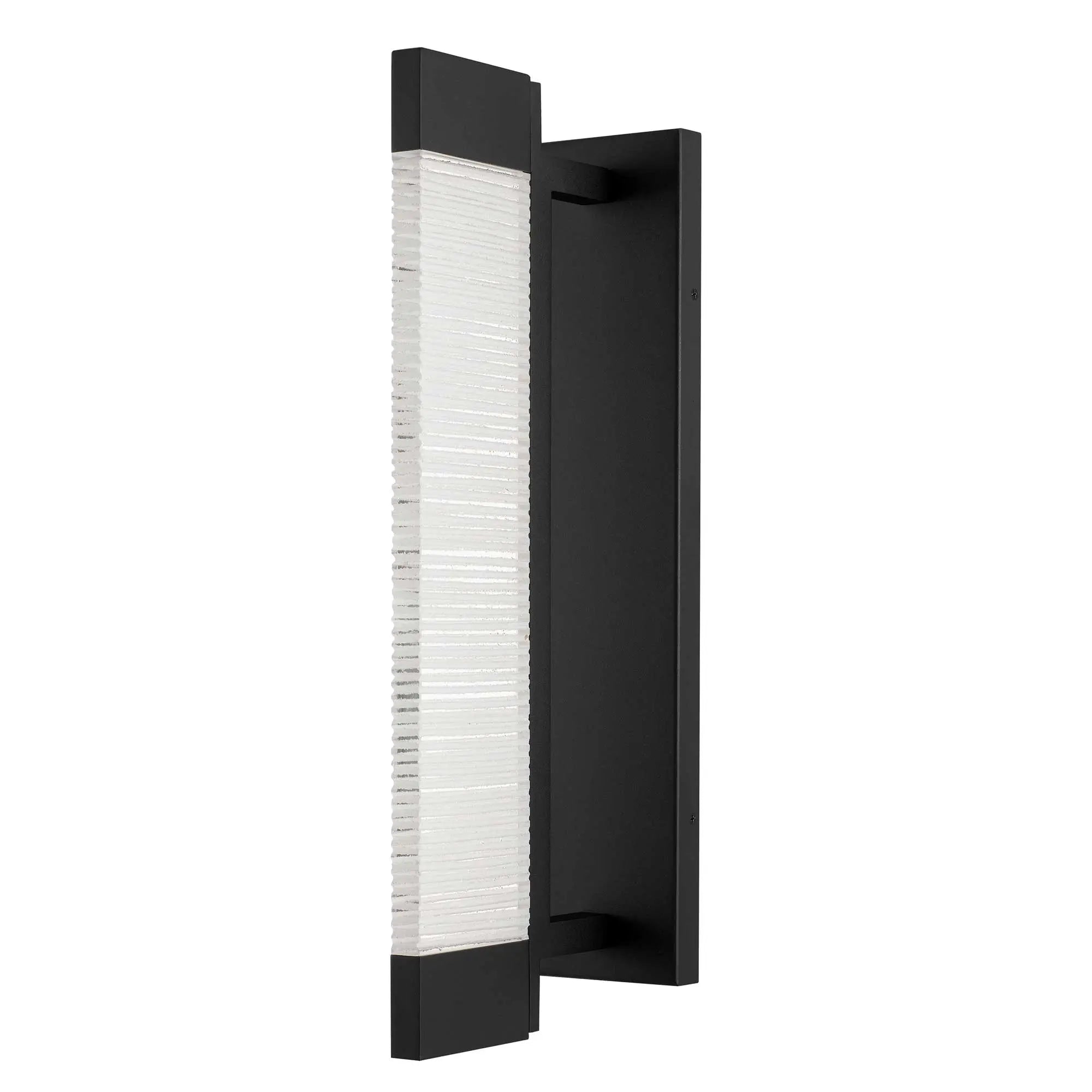 Alteck Solice 21-Inch Black 3-CCT LED Outdoor Wall Light - AW0097-3CCT-W-BK - Product Image 2