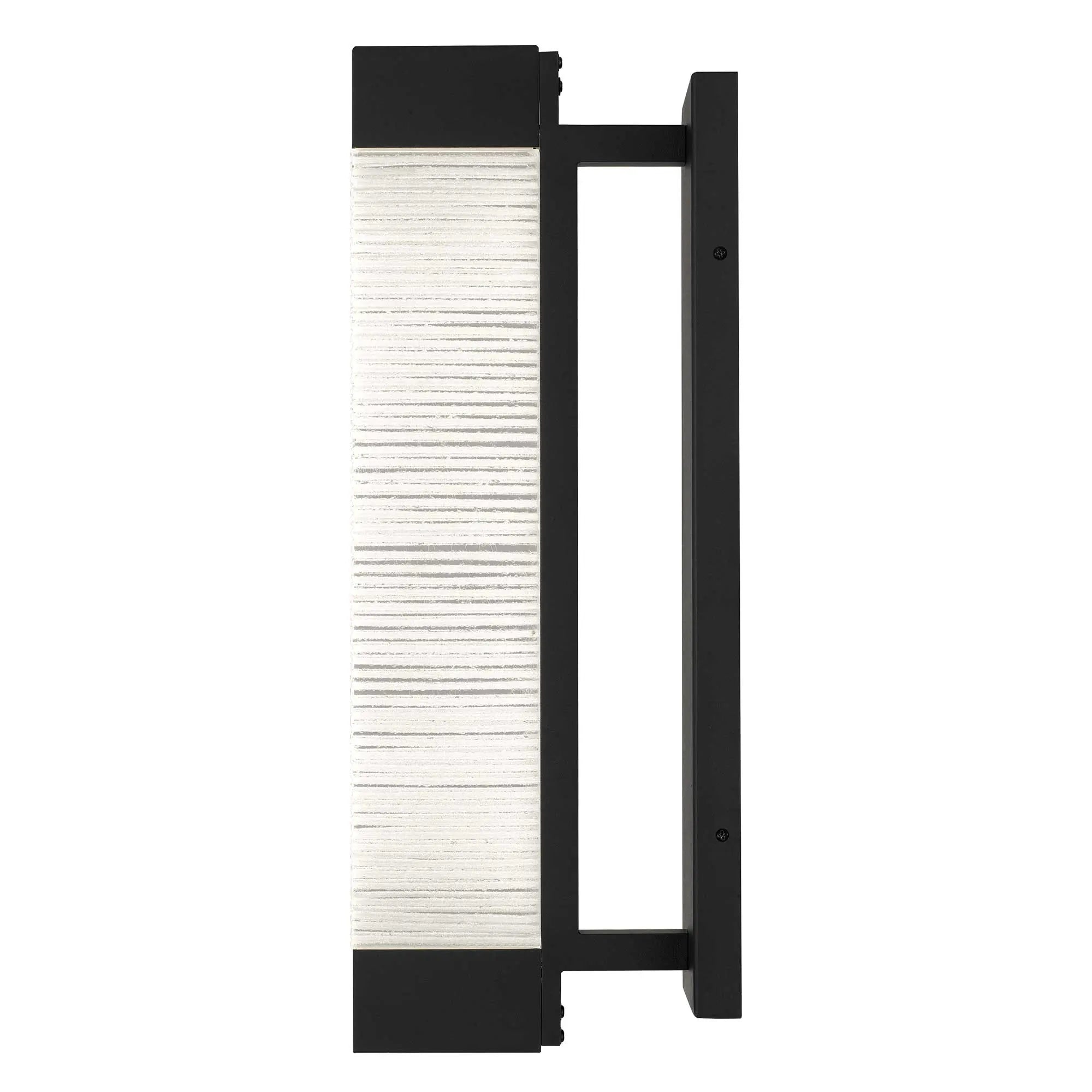 Alteck Solice 21-Inch Black 3-CCT LED Outdoor Wall Light - AW0097-3CCT-W-BK - Product Image 4