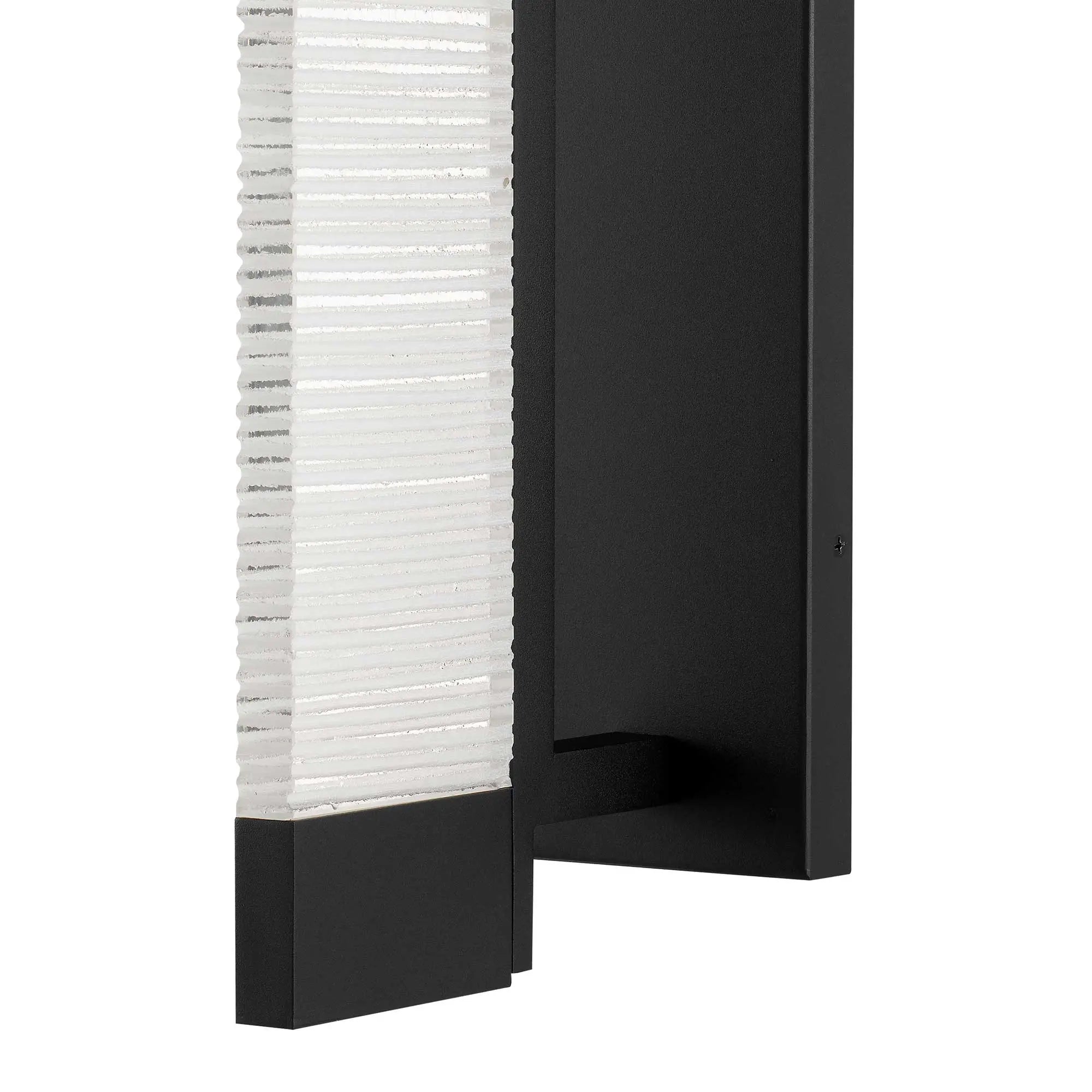 Alteck Solice 21-Inch Black 3-CCT LED Outdoor Wall Light - AW0097-3CCT-W-BK - Product Image 5
