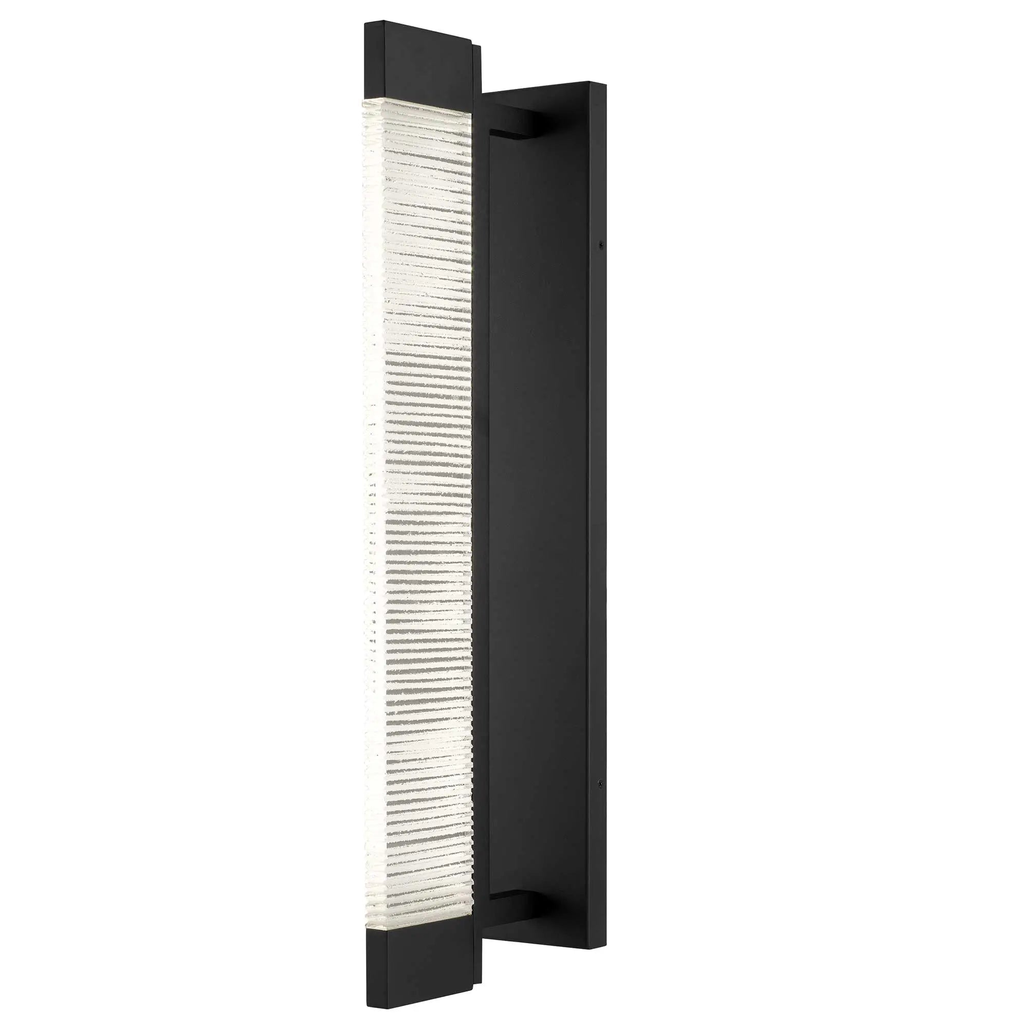 Alteck Solice 27-Inch Black 3-CCT LED Outdoor Wall Light - AW0098-3CCT-W-BK
