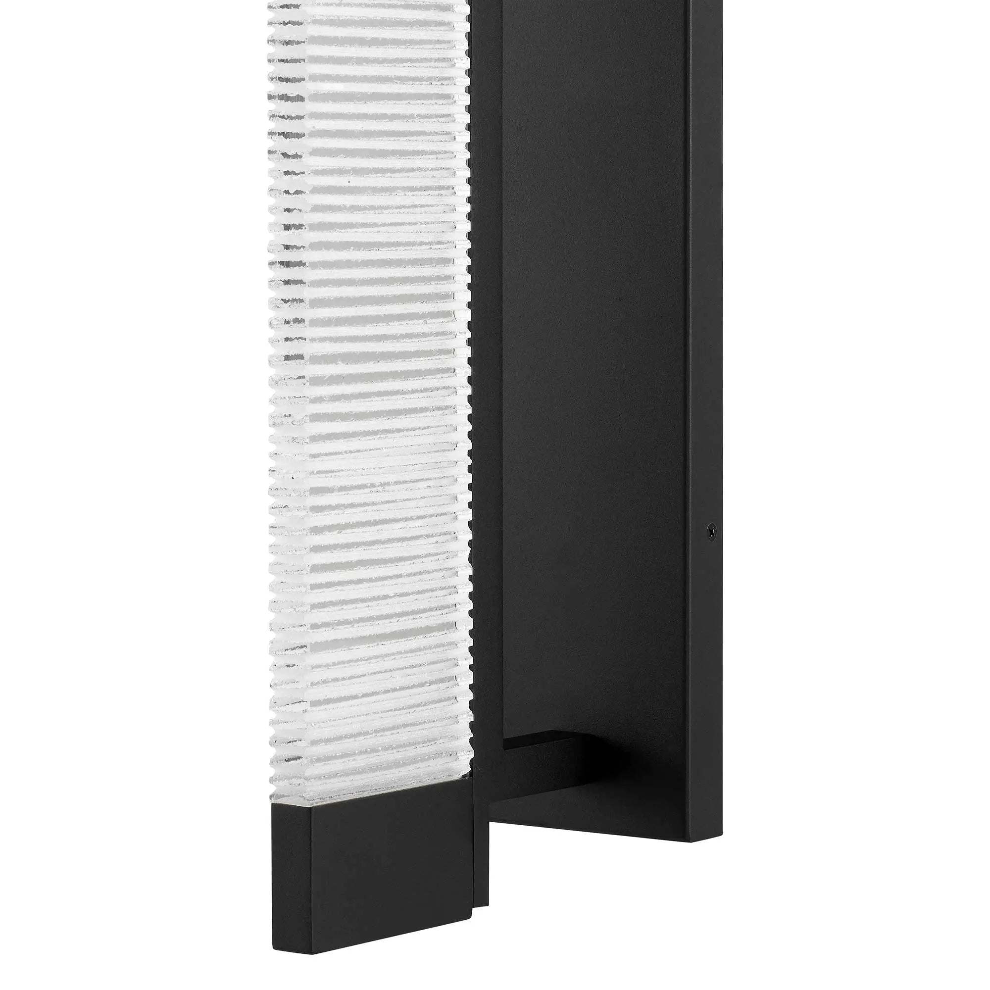 Alteck Solice 27-Inch Black 3-CCT LED Outdoor Wall Light - AW0098-3CCT-W-BK - Product Image 5
