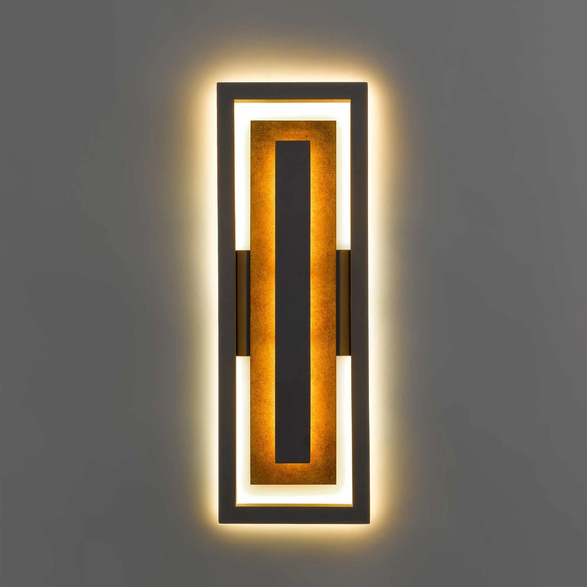 Alteck Panels 20.375-Inch Dark Bronze 3-CCT LED Outdoor Wall Light - AW0099-3CCT-W-DB - Product Image 3