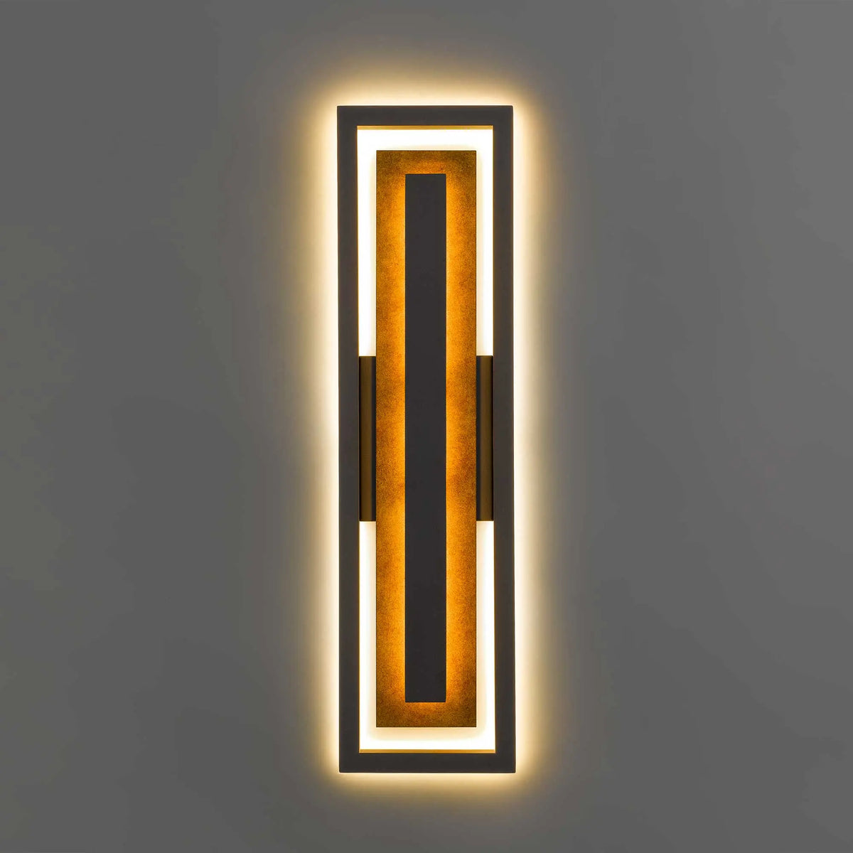 Alteck Panels 26.25-Inch Dark Bronze 3-CCT LED Outdoor Wall Light - AW0100-3CCT-W-DB - Product Image 3