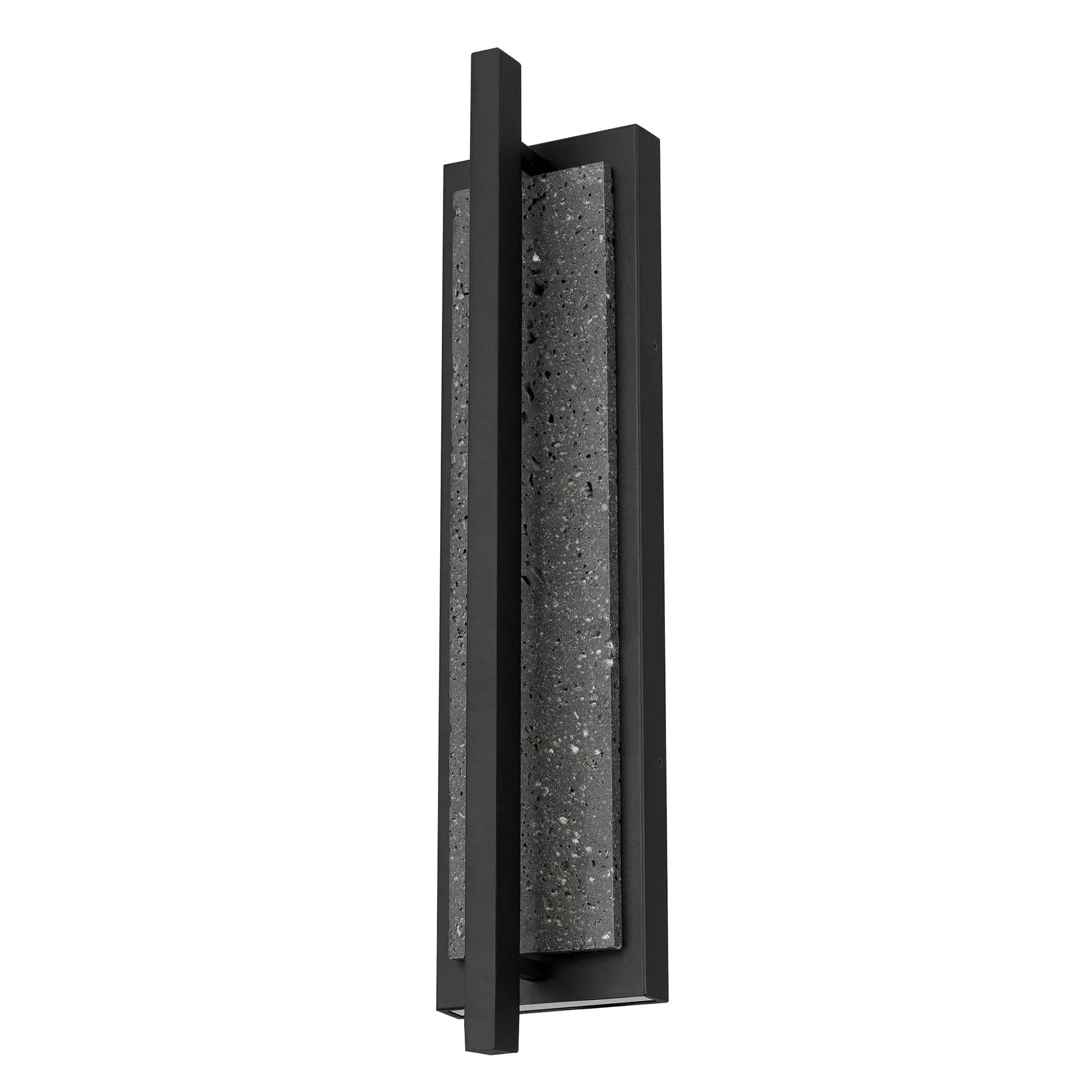 Alteck Dakota 24-Inch Black 3-CCT LED Outdoor Wall Light - AW0103-3CCT-W-BK - Product Image 2