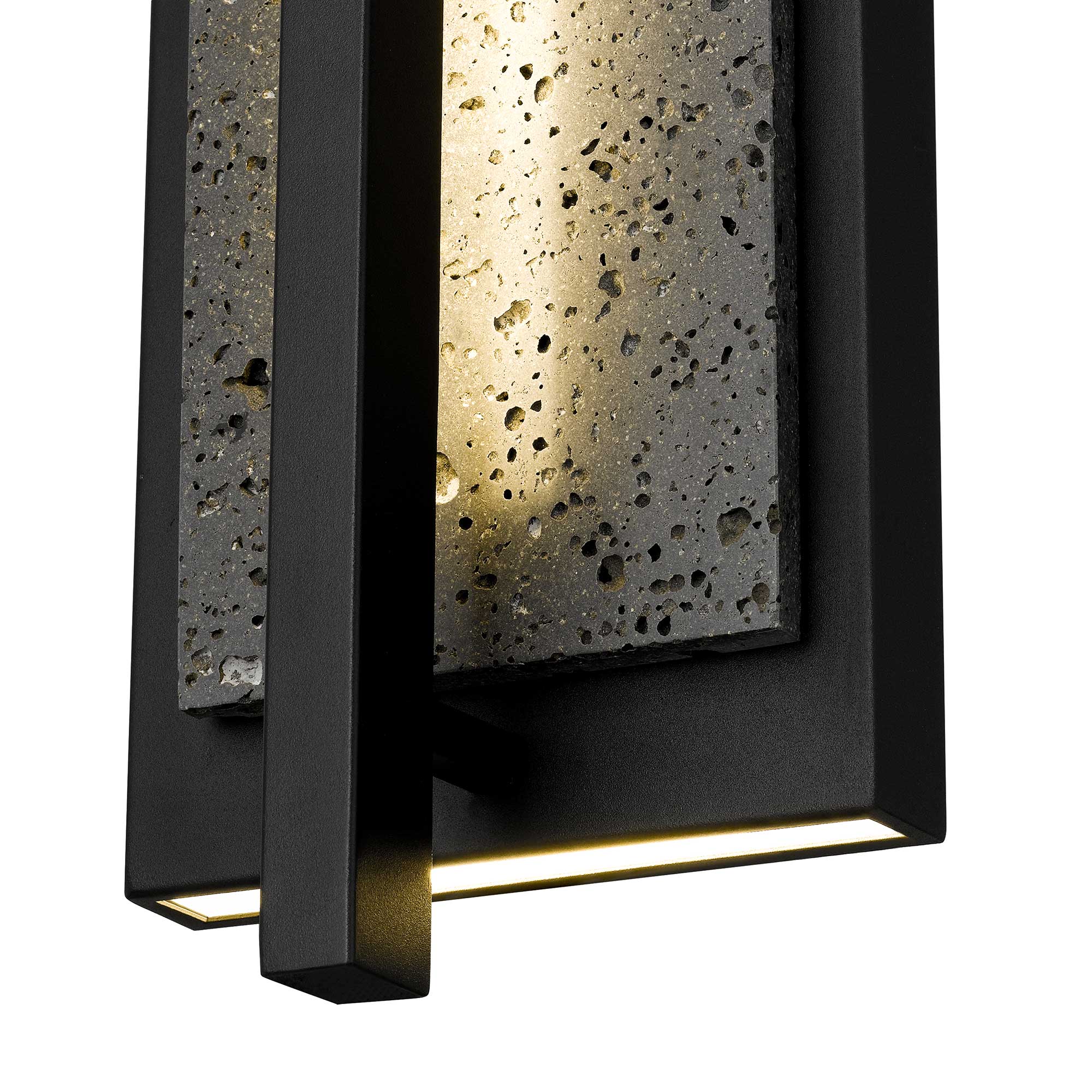 Alteck Dakota 32-Inch Black 3-CCT LED Outdoor Wall Light - AW0104-3CCT-W-BK - Product Image 5