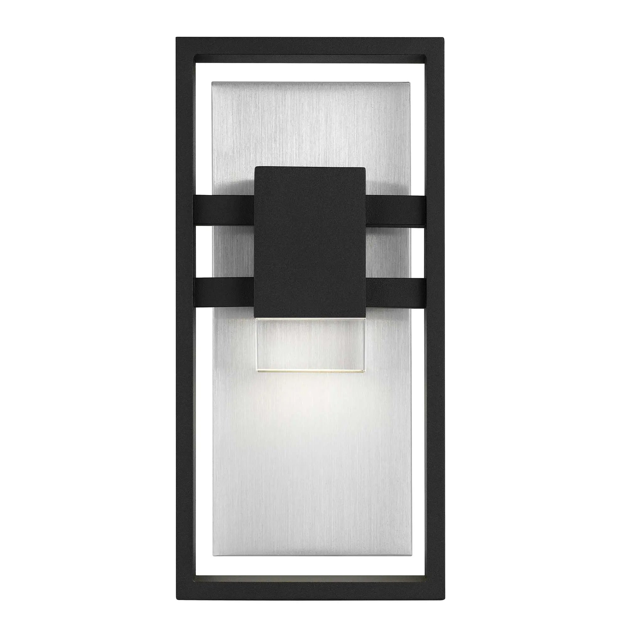 Alteck Mars 12-Inch Black 3-CCT LED Outdoor Wall Light - AW0105-3CCT-W-BK - Product Image 3