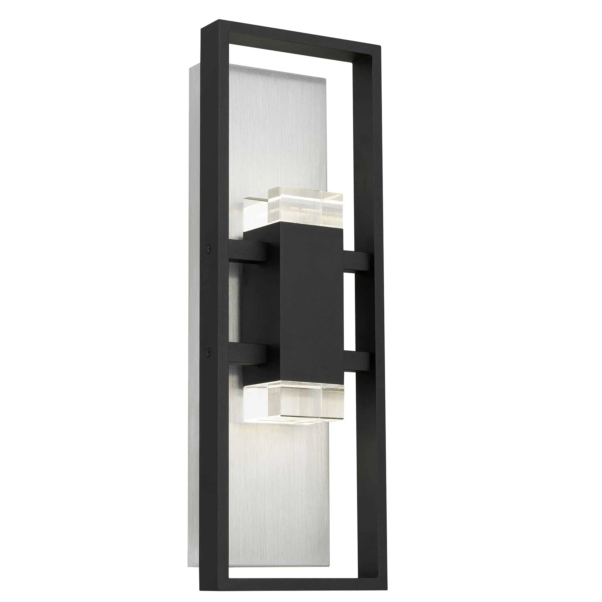 Alteck Mars 18-Inch Black 3-CCT LED Outdoor Wall Light - AW0106-3CCT-W-BK