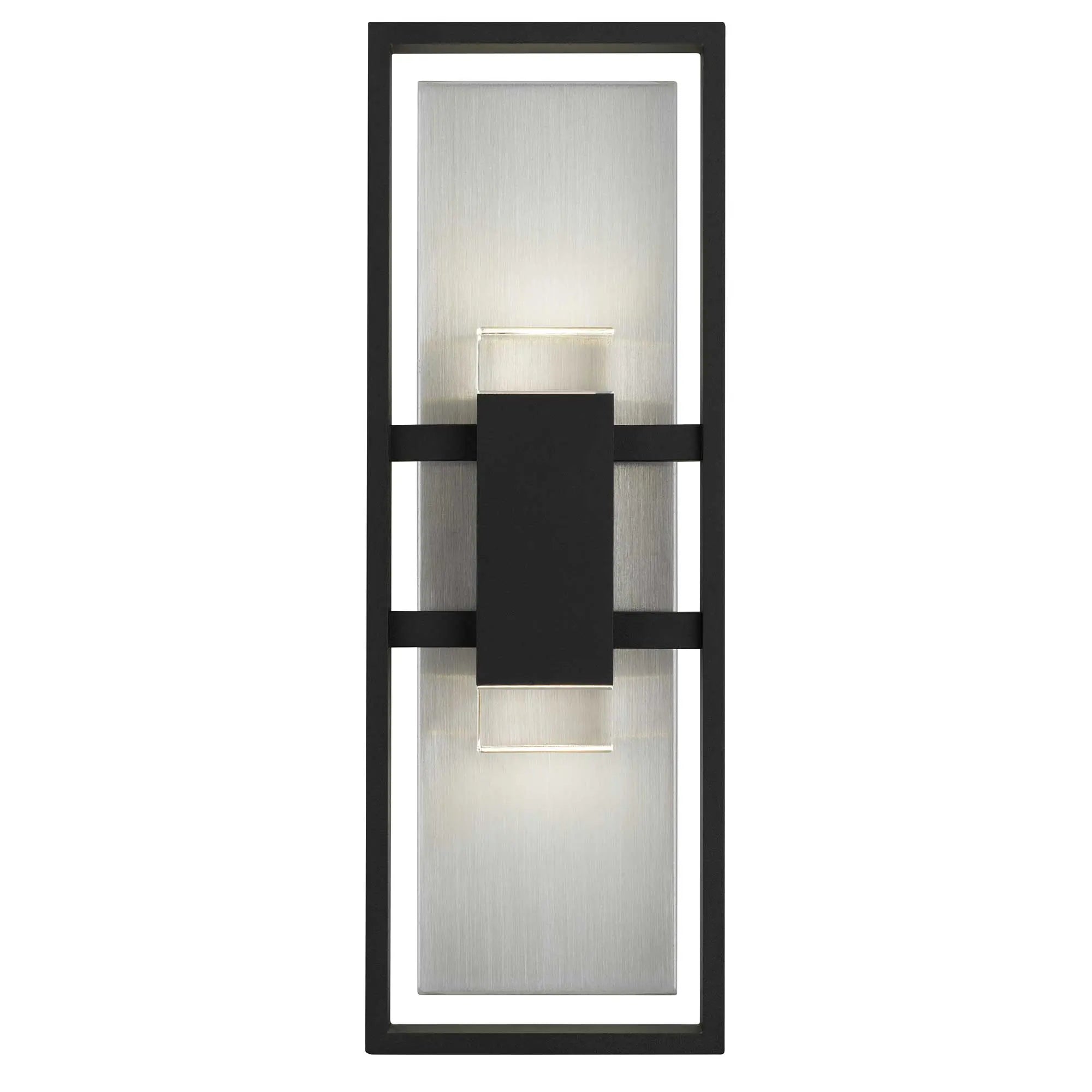 Alteck Mars 18-Inch Black 3-CCT LED Outdoor Wall Light - AW0106-3CCT-W-BK - Product Image 3