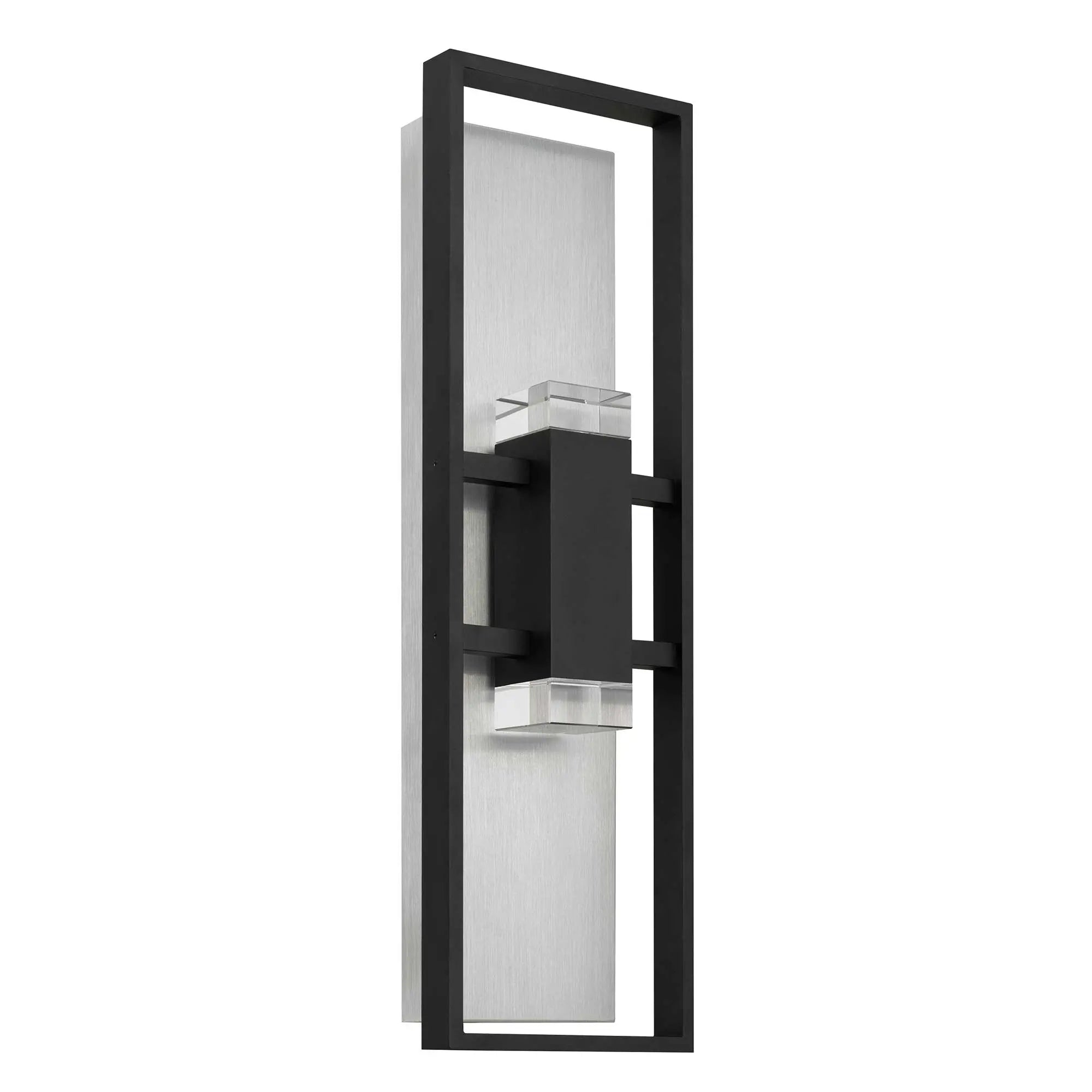 Alteck Mars 24-Inch Black 3-CCT LED Outdoor Wall Light - AW0107-3CCT-W-BK - Product Image 2