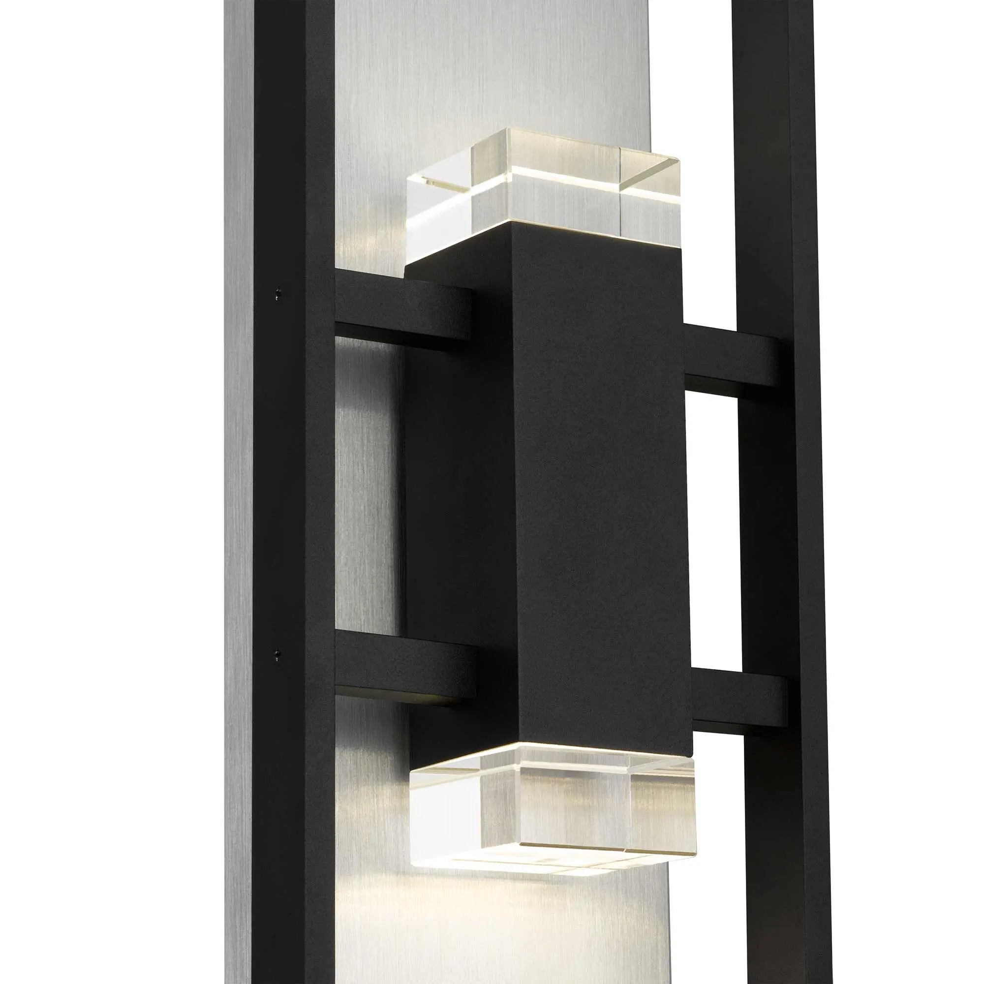Alteck Mars 24-Inch Black 3-CCT LED Outdoor Wall Light - AW0107-3CCT-W-BK - Product Image 5