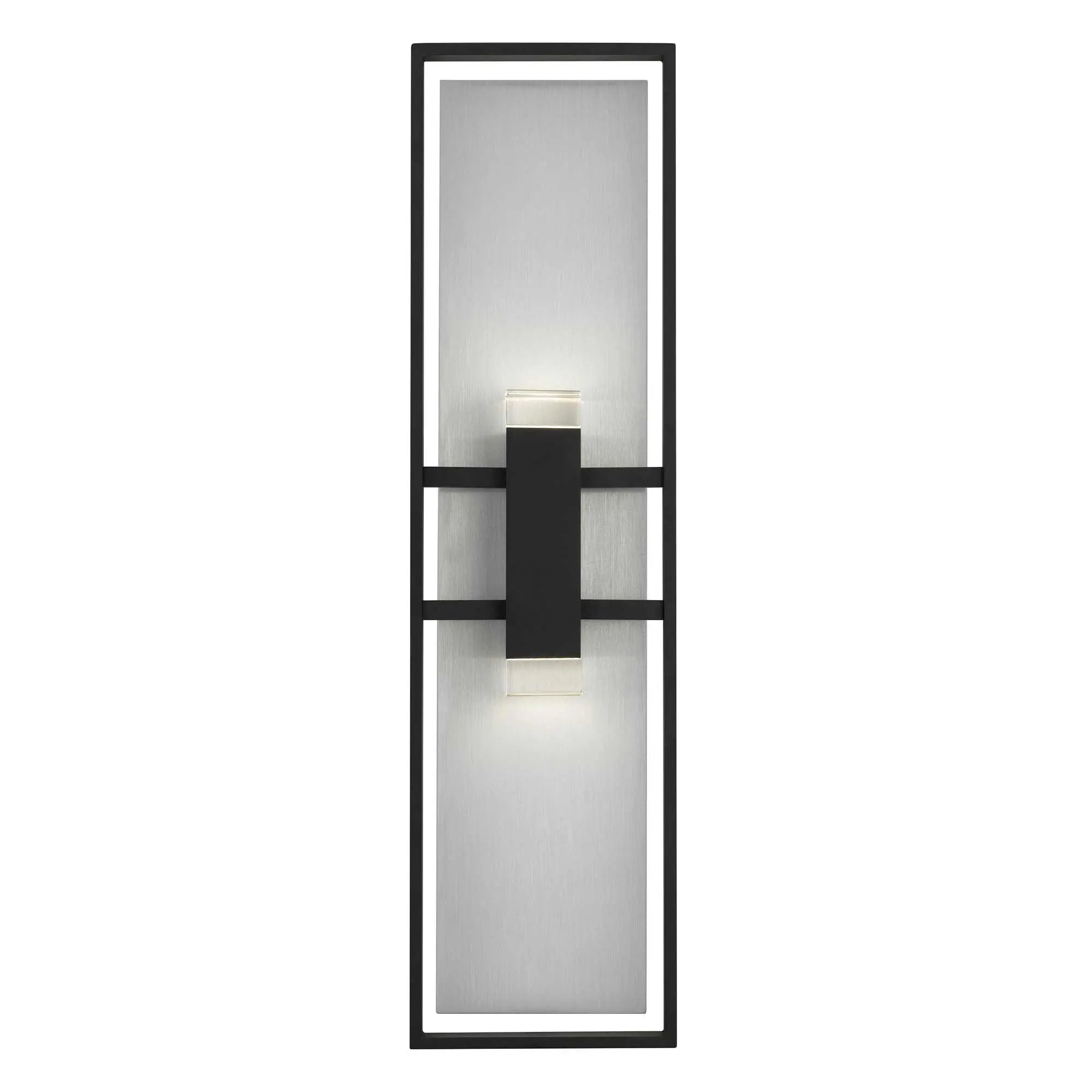 Alteck Mars 32-Inch Black 3-CCT LED Outdoor Wall Light - AW0108-3CCT-W-BK - Product Image 3