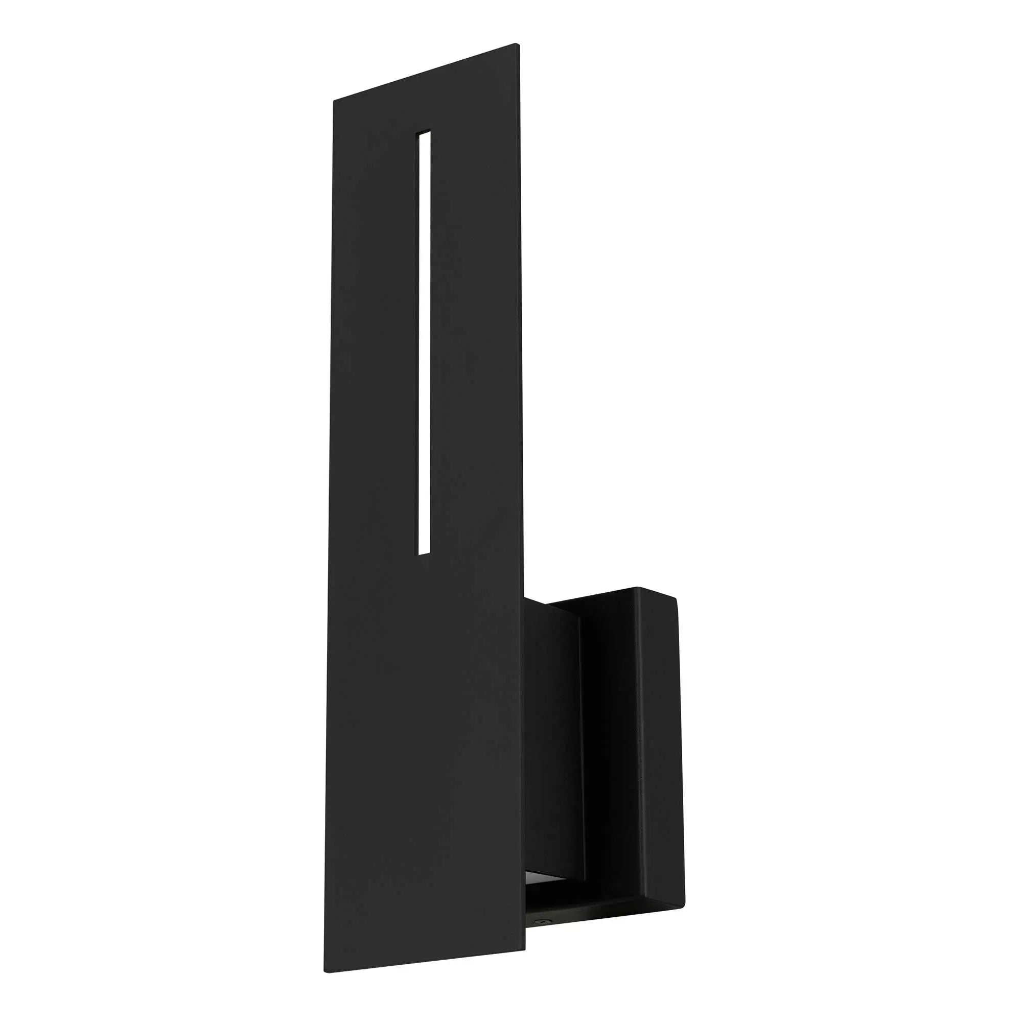 Alteck Slot 15-Inch Black 3-CCT LED Outdoor Wall Light - AW0109-3CCT-W-BK - Product Image 2