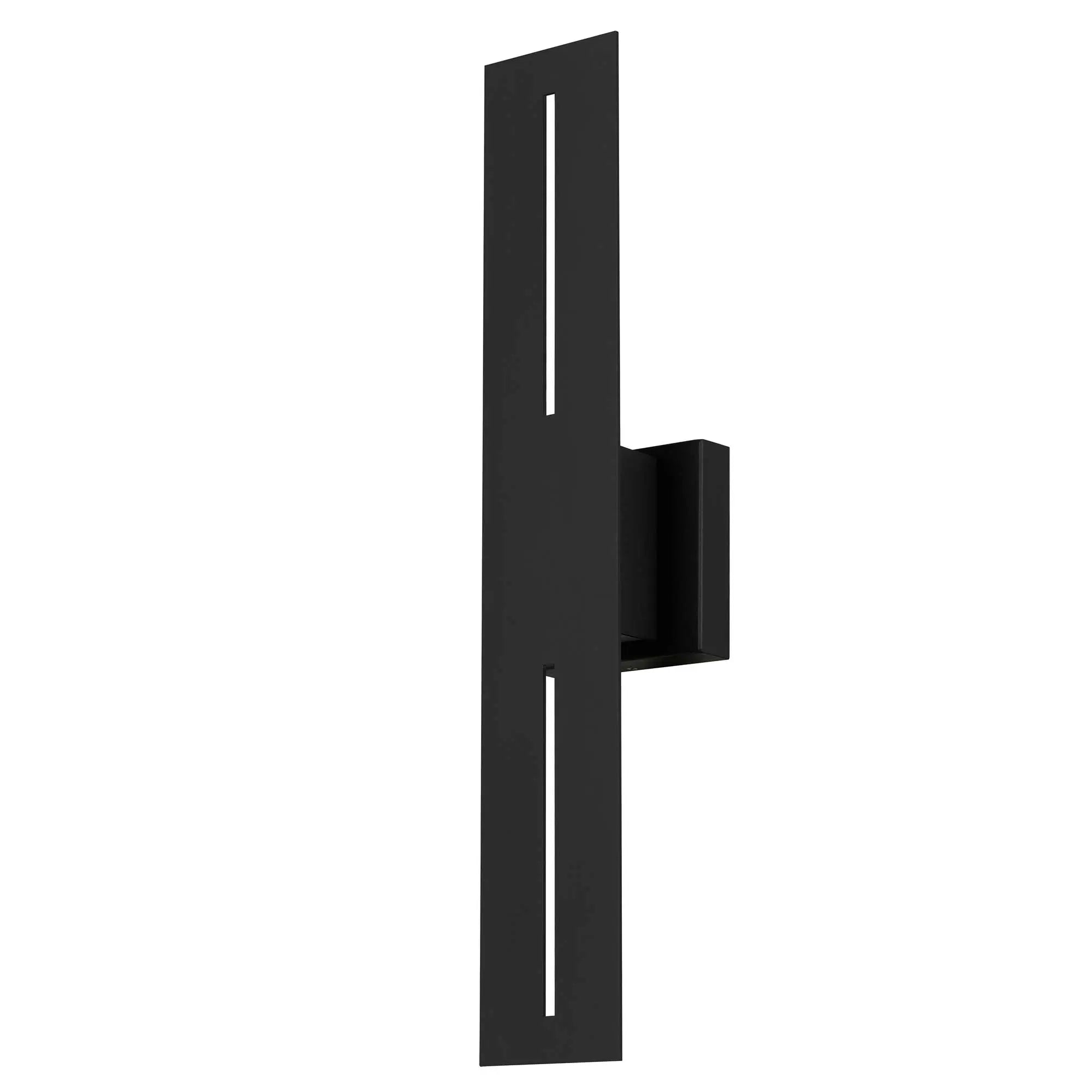 Alteck Slot 24-Inch Black 3-CCT LED Outdoor Wall Light - AW0110-3CCT-W-BK - Product Image 2
