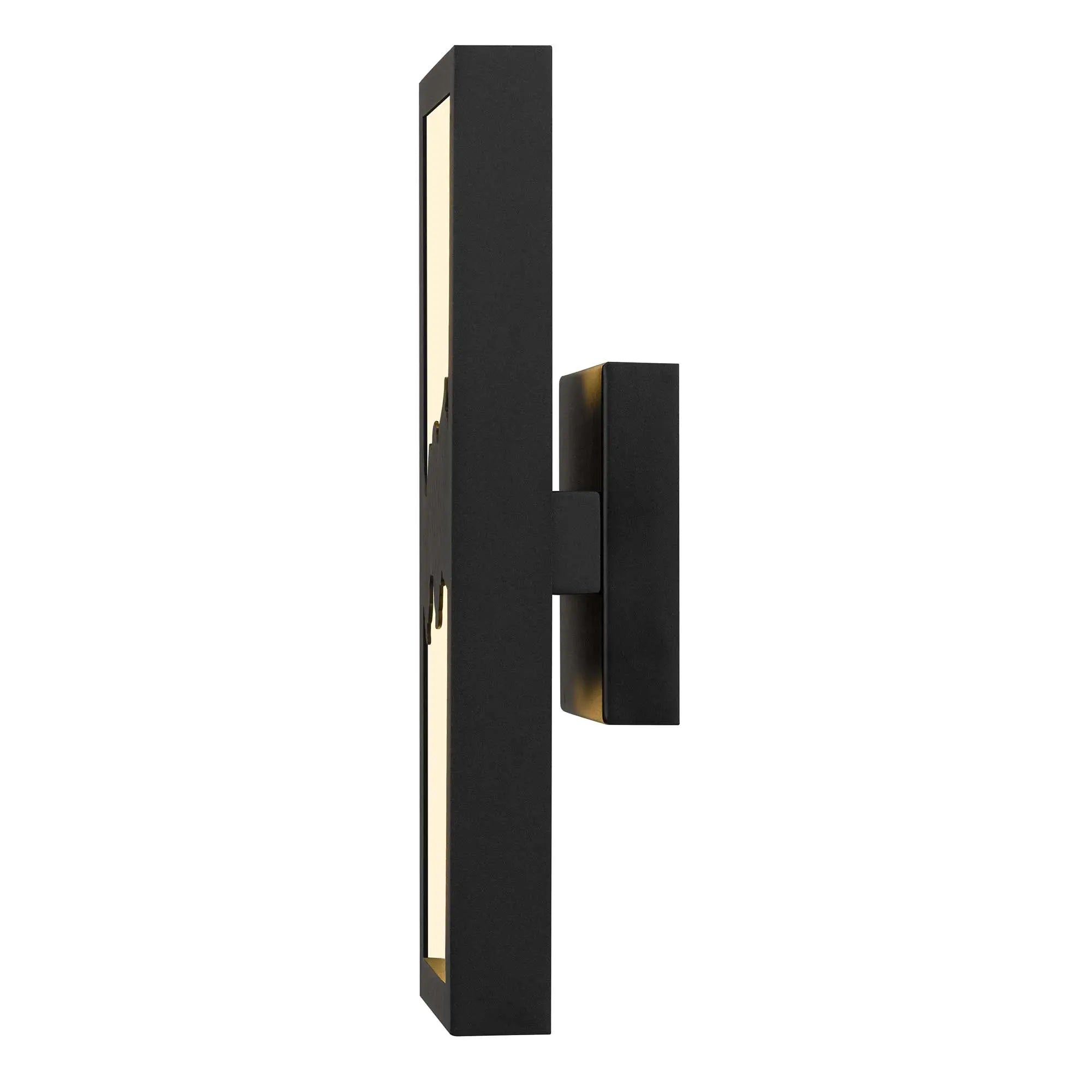 Alteck Sunrize 15-Inch Black 3-CCT LED Outdoor Wall Light - AW0111-3CCT-W-BK/PB - Product Image 4