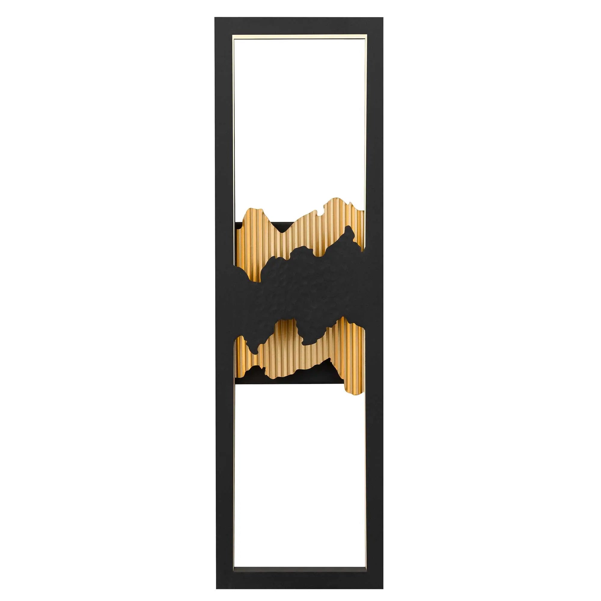 Alteck Sunrize 22-Inch Black 3-CCT LED Outdoor Wall Light - AW0112-3CCT-W-BK/PB - Product Image 3