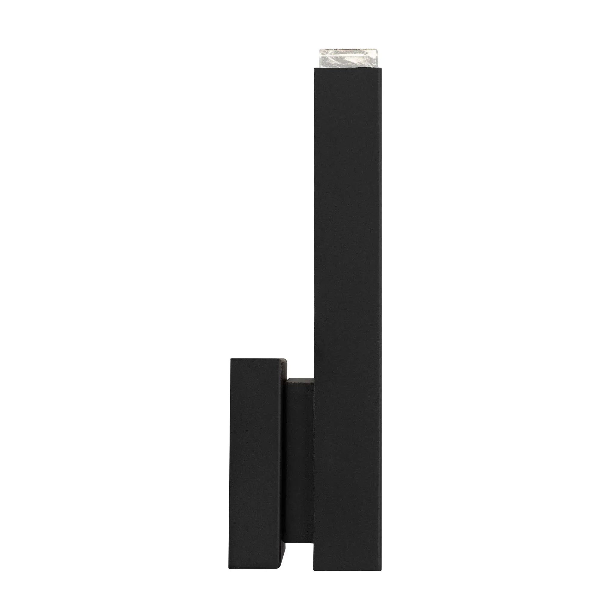 Alteck Mille 12.875-Inch Black 3-CCT LED Outdoor Wall Light - AW0116-3CCT-W-BK - Product Image 2