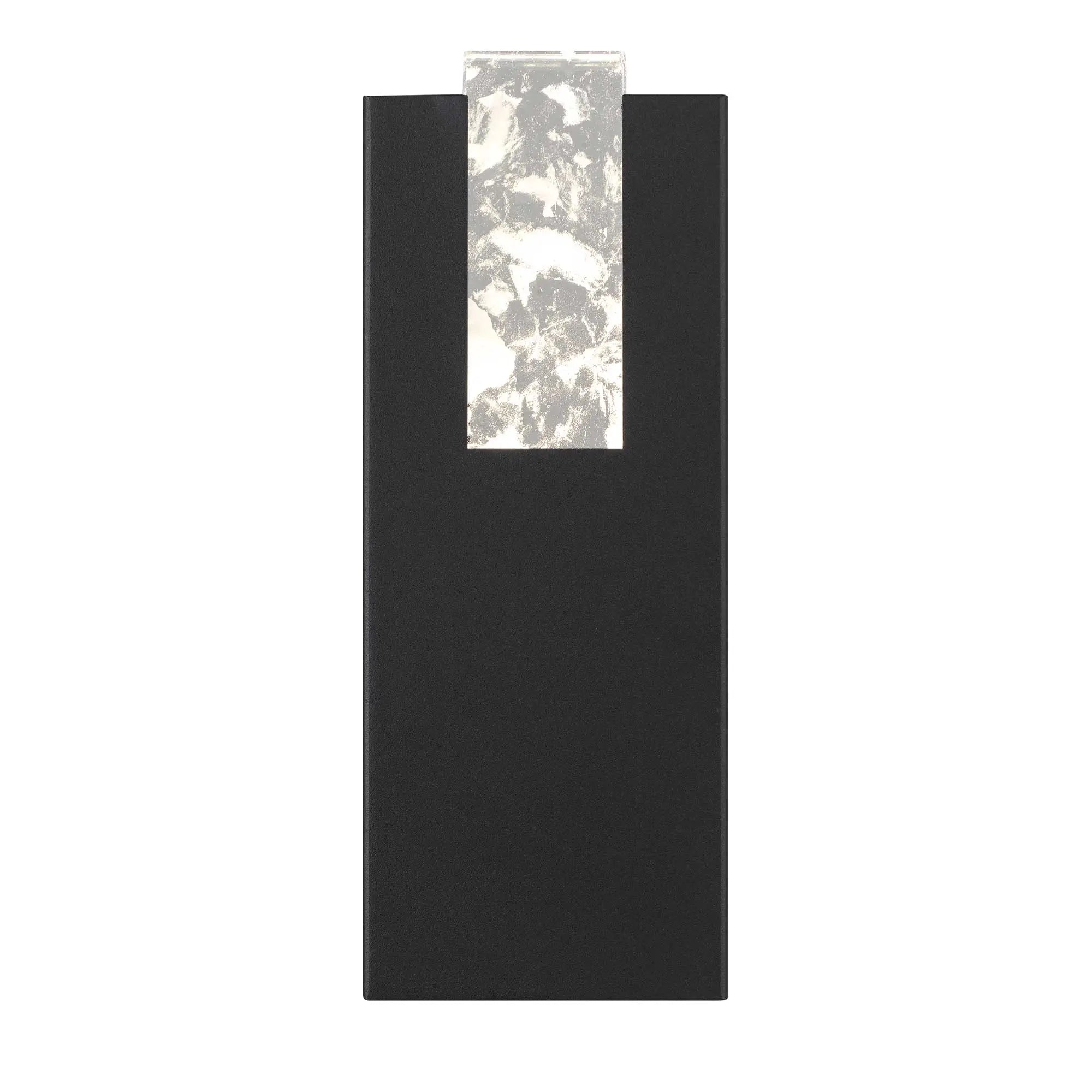 Alteck Mille 12.875-Inch Black 3-CCT LED Outdoor Wall Light - AW0116-3CCT-W-BK - Product Image 3