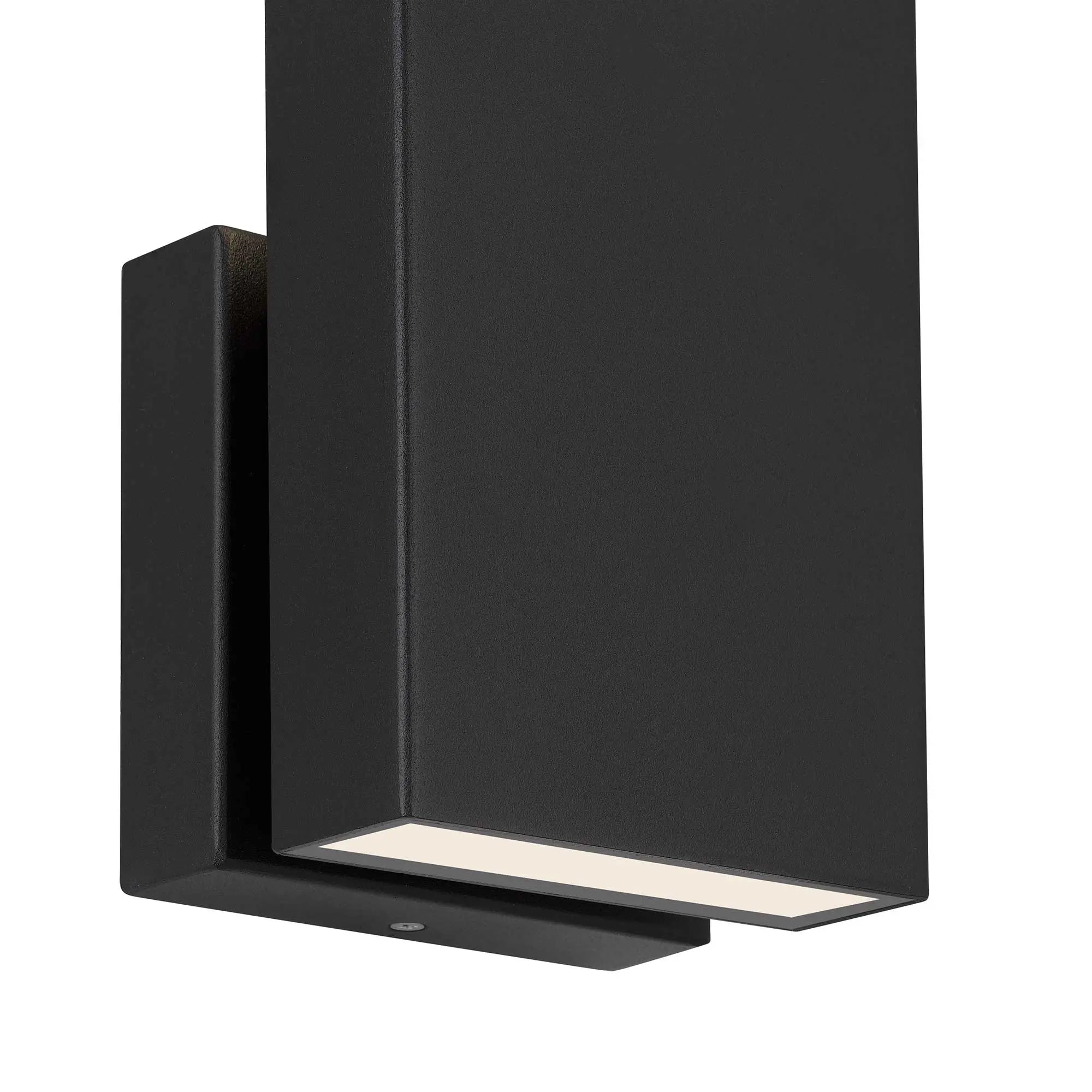Alteck Mille 12.875-Inch Black 3-CCT LED Outdoor Wall Light - AW0116-3CCT-W-BK - Product Image 4