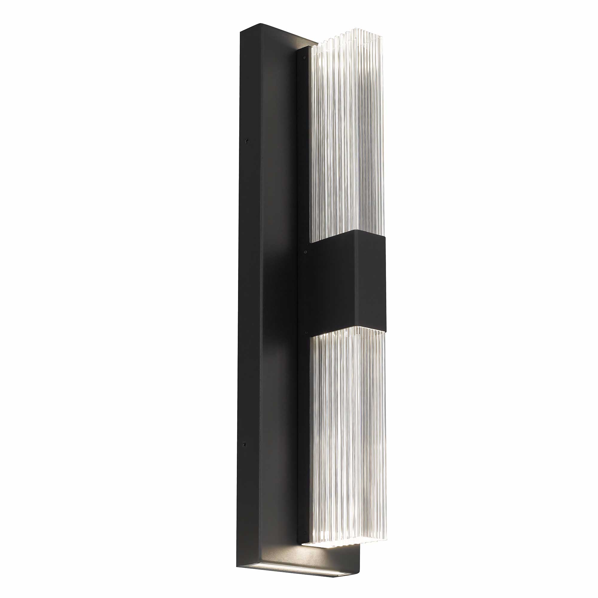Alteck Arles 18-Inch Black 3-CCT LED Outdoor Wall Light - AW0121-3CCT-W-BK