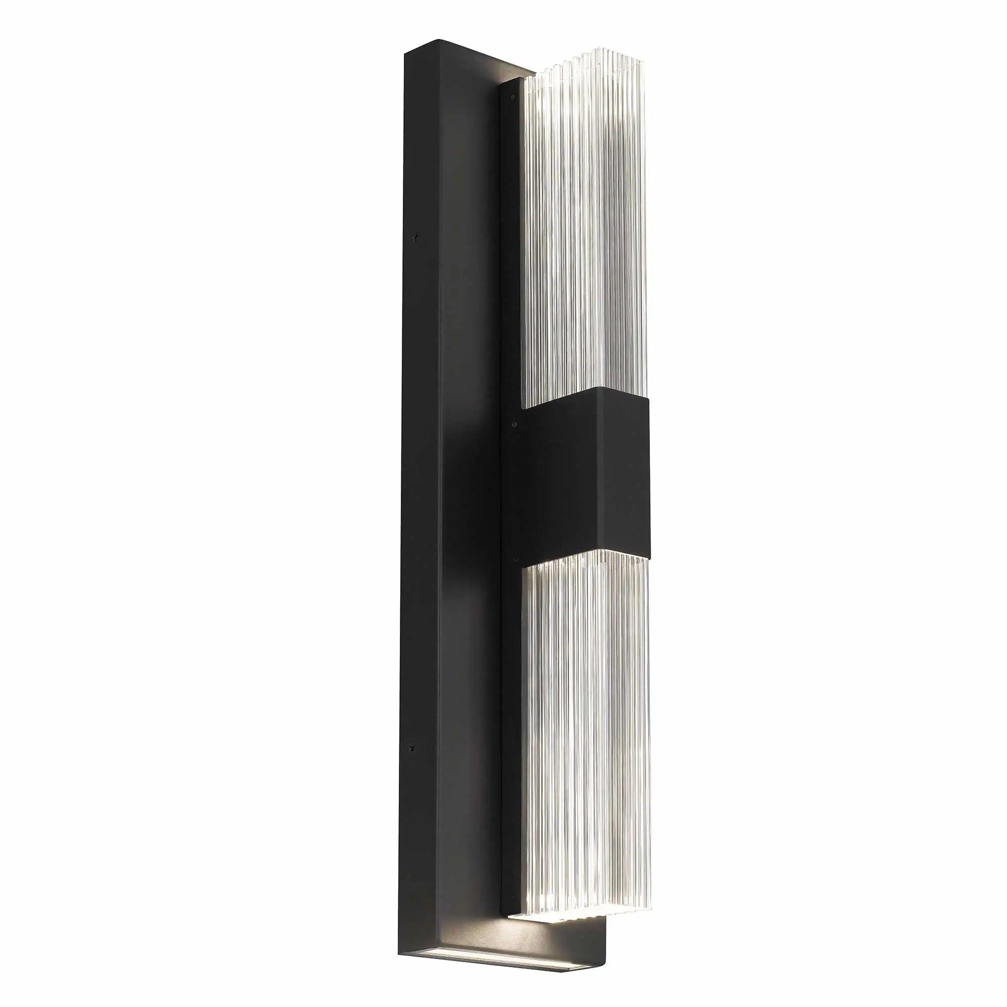 Alteck Arles 18-Inch Black 3-CCT LED Outdoor Wall Light - AW0121-3CCT-W-BK
