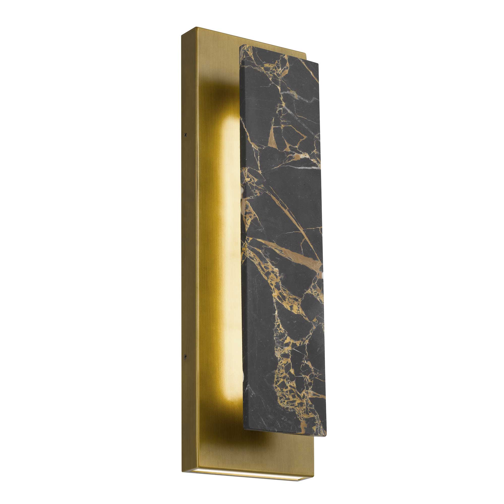 Alteck Zoey 18-Inch Painted Antique Brass 3-CCT LED Outdoor Wall Light - AW0123-3CCT-W-PAB
