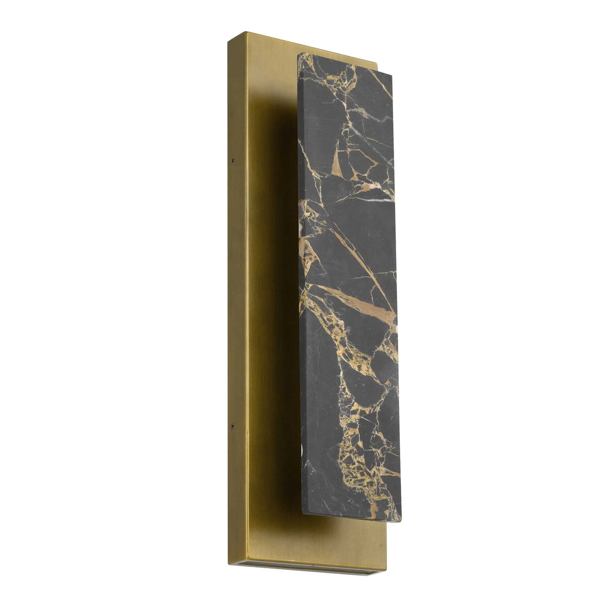 Alteck Zoey 18-Inch Painted Antique Brass 3-CCT LED Outdoor Wall Light - AW0123-3CCT-W-PAB - Product Image 2