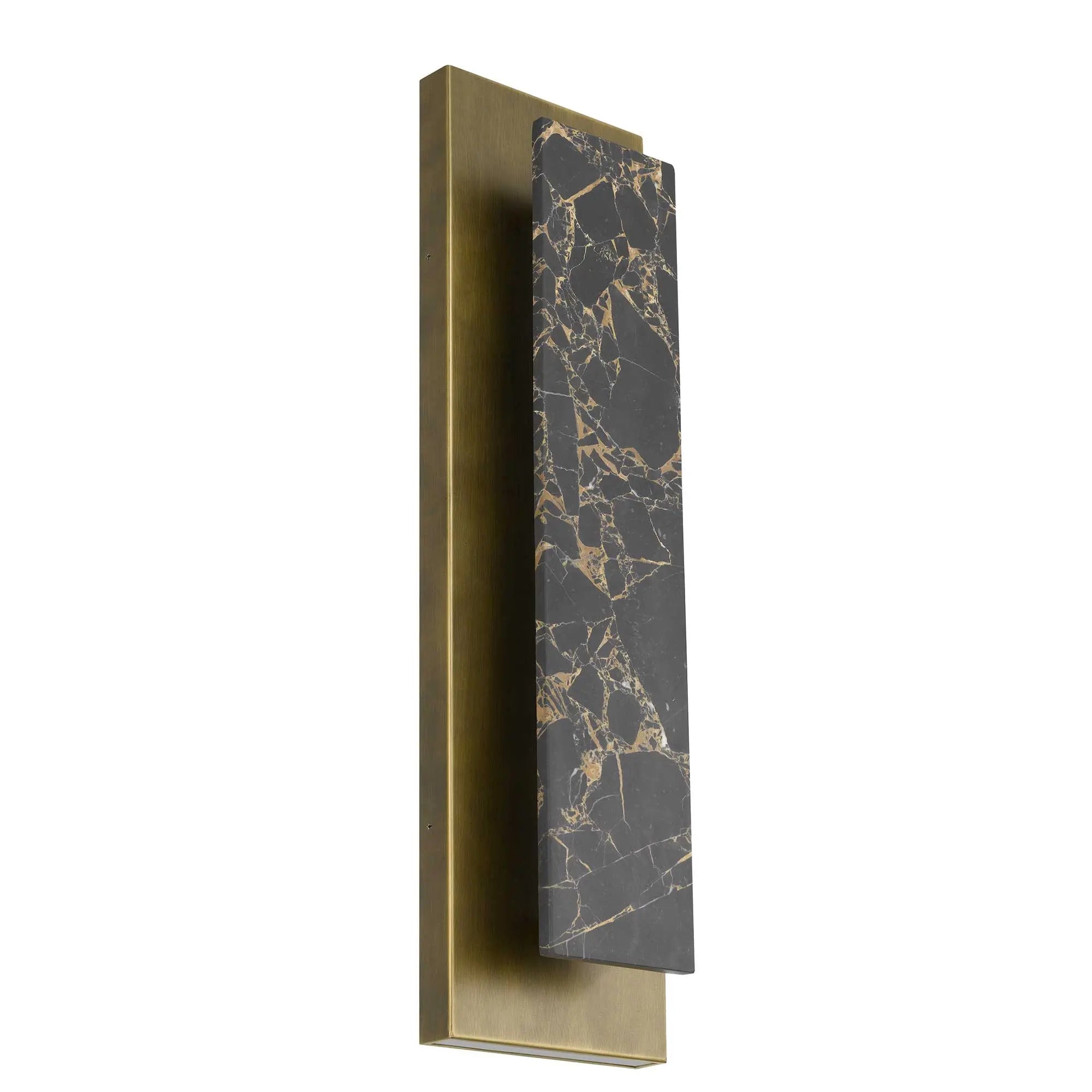 Alteck Zoey 24-Inch Painted Antique Brass 3-CCT LED Outdoor Wall Light - AW0124-3CCT-W-PAB - Product Image 2