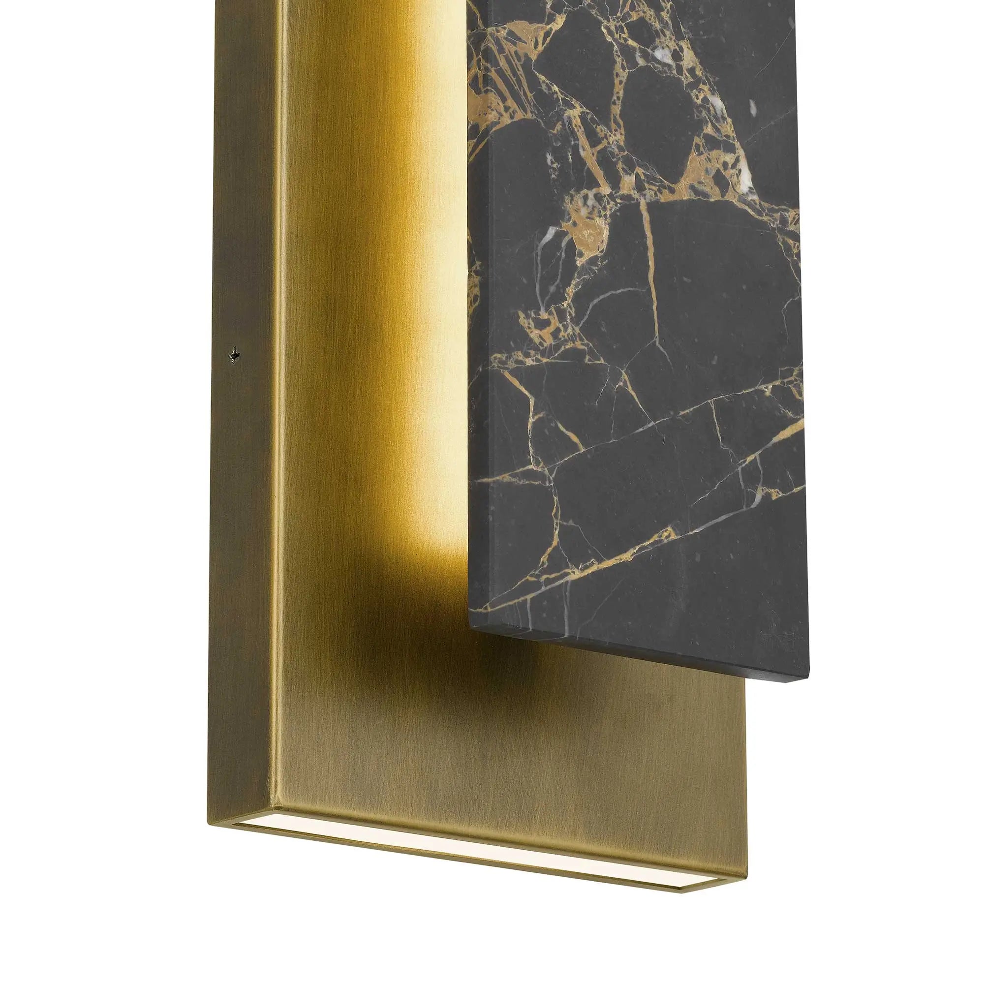 Alteck Zoey 24-Inch Painted Antique Brass 3-CCT LED Outdoor Wall Light - AW0124-3CCT-W-PAB - Product Image 5