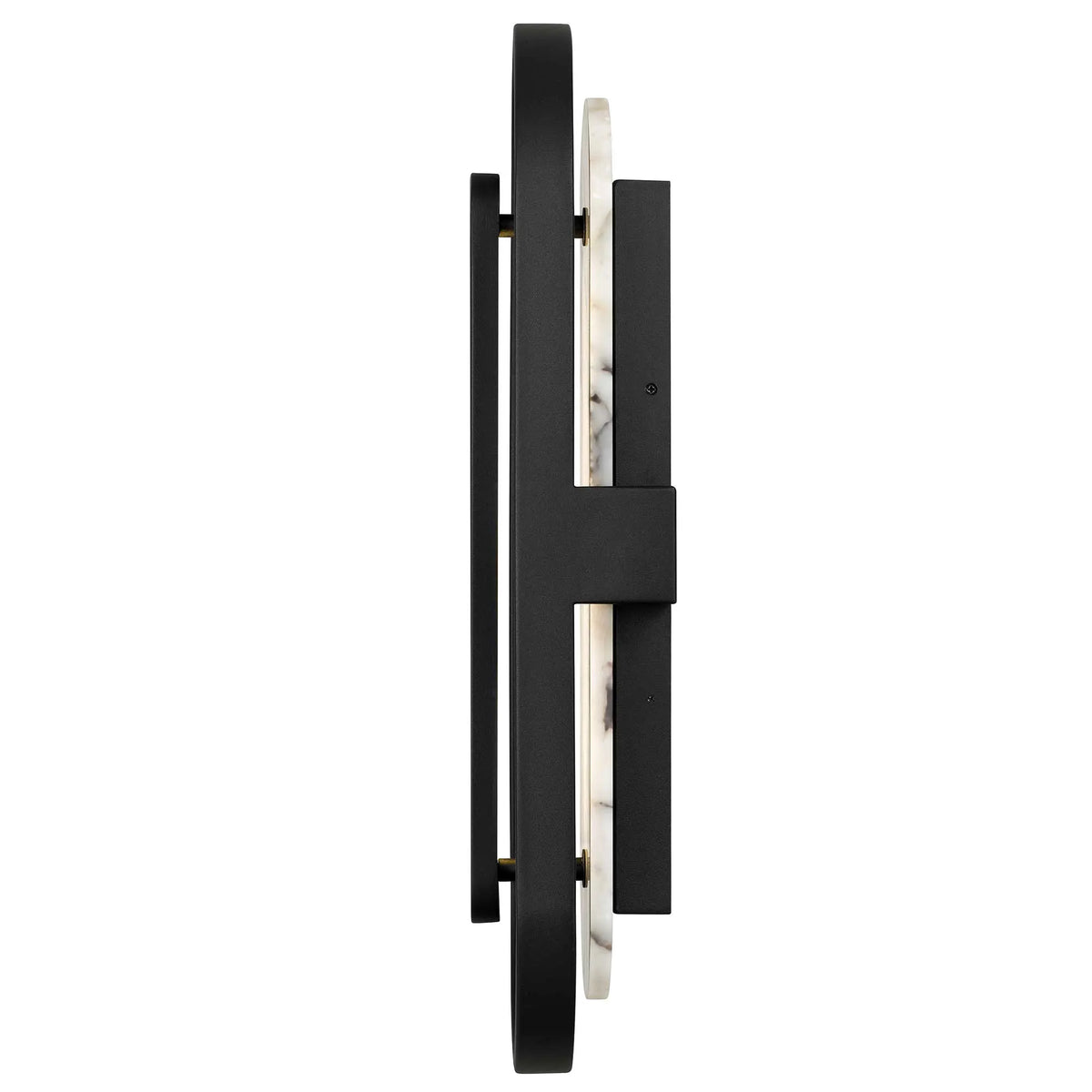 Alteck Roundabout 22-Inch Painted Antique Brass 3-CCT LED Outdoor Wall Light - AW0125-3CCT-W-BK - Product Image 4