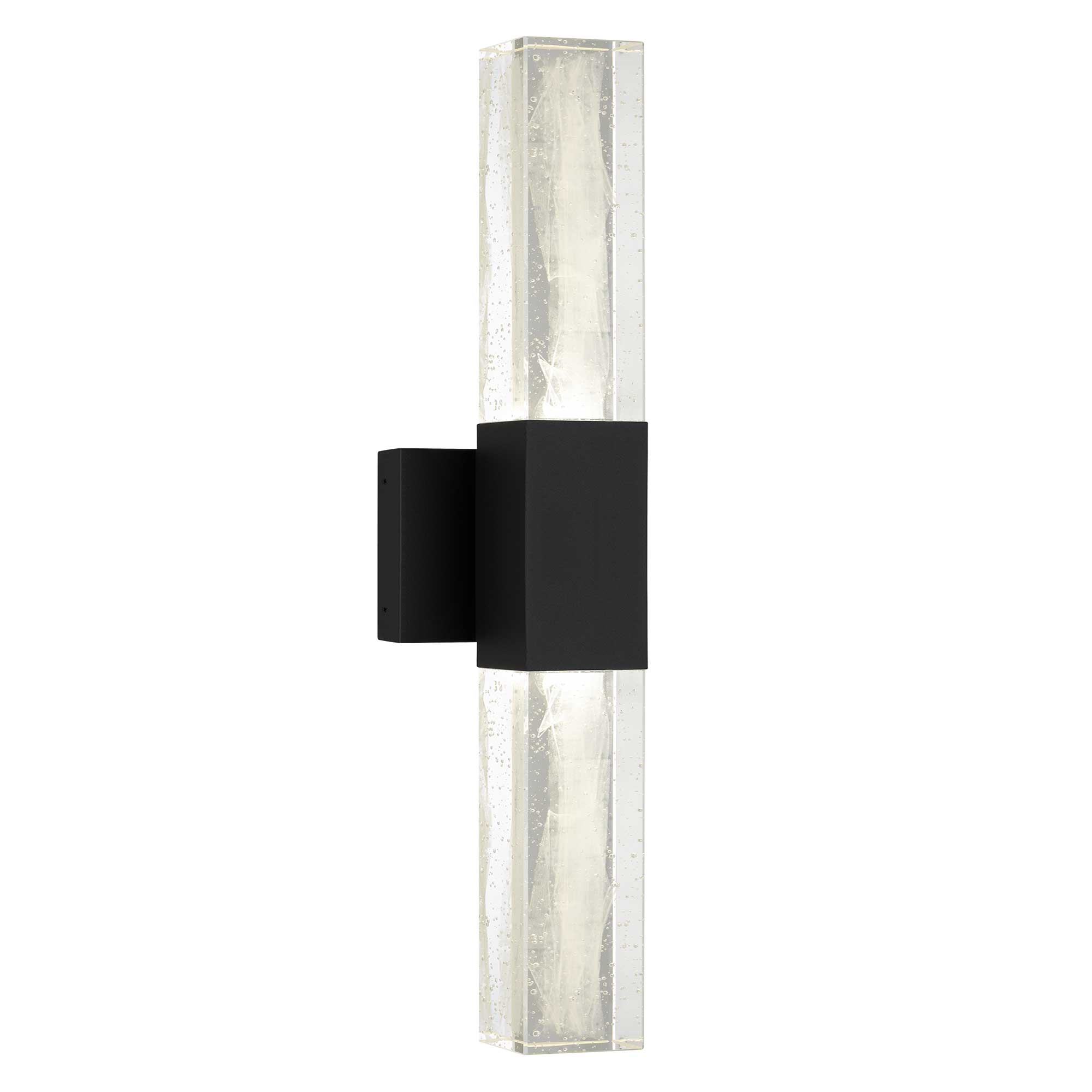 Alteck Folio 24-Inch Black 3-CCT LED Outdoor Wall Light - AW0129-3CCT-W-BK