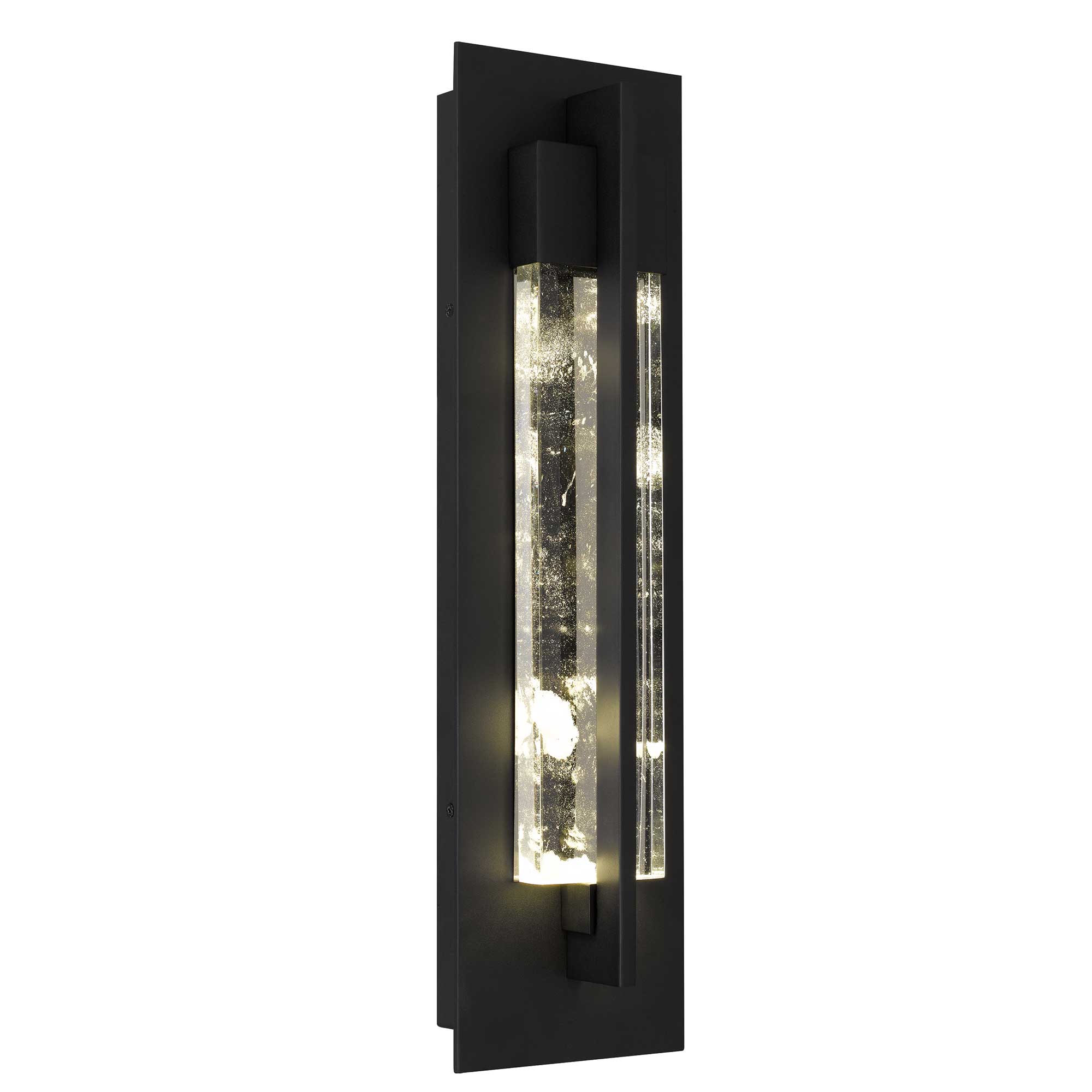 Alteck Rivera 20-Inch Black 3-CCT LED Outdoor Wall Light - AW0133-3CCT-W-BK