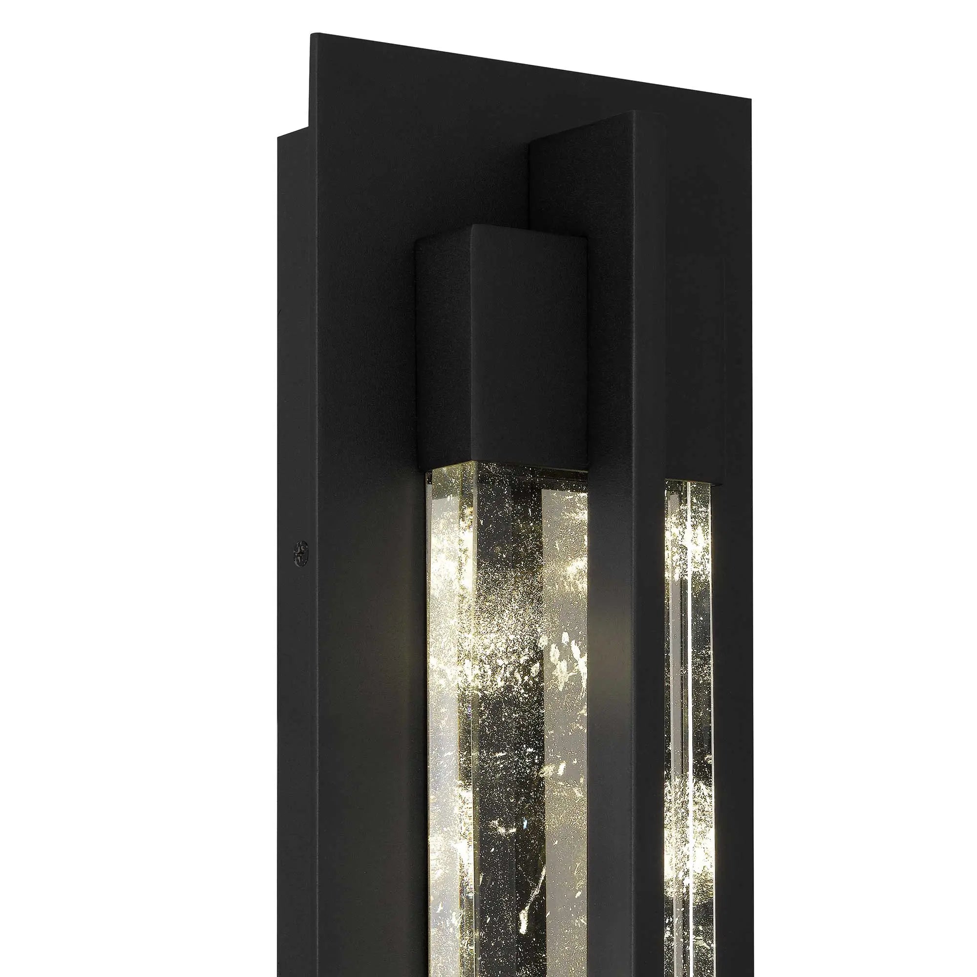 Alteck Rivera 20-Inch Black 3-CCT LED Outdoor Wall Light - AW0133-3CCT-W-BK - Product Image 5