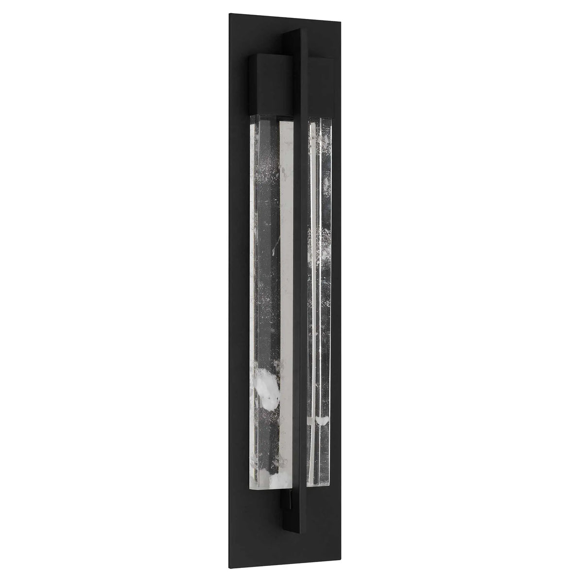 Alteck Rivera 26-Inch Black 3-CCT LED Outdoor Wall Light - AW0134-3CCT-W-BK - Product Image 2