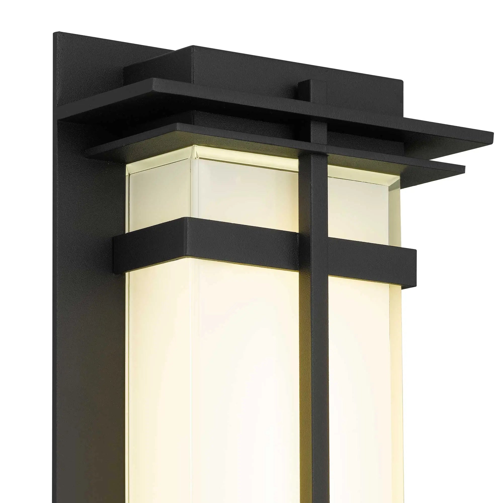 Alteck Frank 13.5-Inch Black 3-CCT LED Outdoor Wall Light - AW0136-3CCT-W-BK - Product Image 5